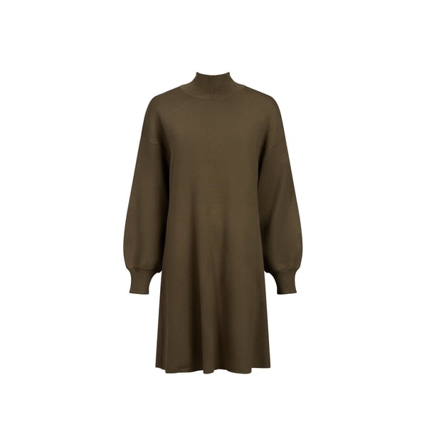 Robe pull droite col montant Robe pull droite col montant