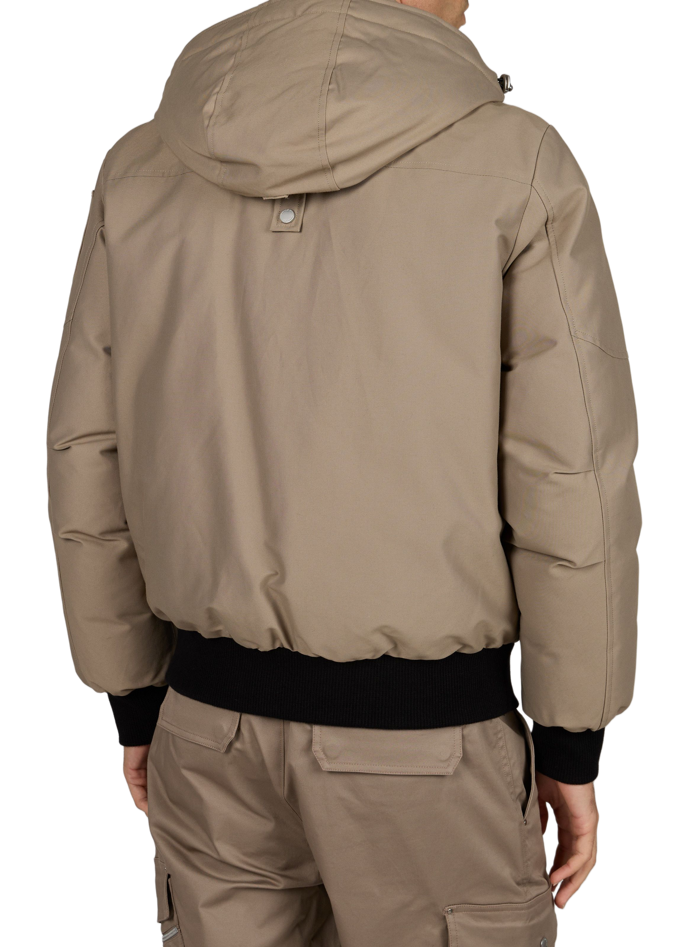 Blouson droit à capuche Original Ballistic en coton mélangé MOOSE KNUCKLES Marron