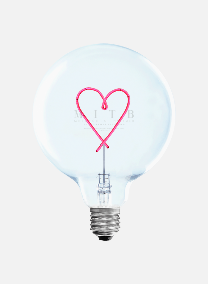 Ampoule Coeur MESSAGE IN THE BULB