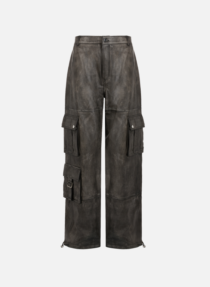 Pantalon cargo en cuir SAISON 1865