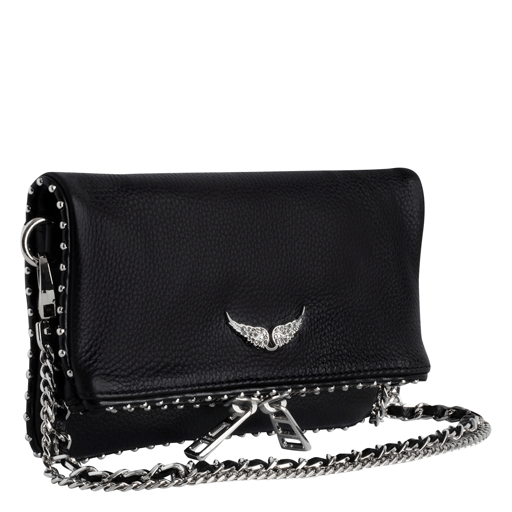 Pochette en cuir rock nano ZADIG&VOLTAIRE 