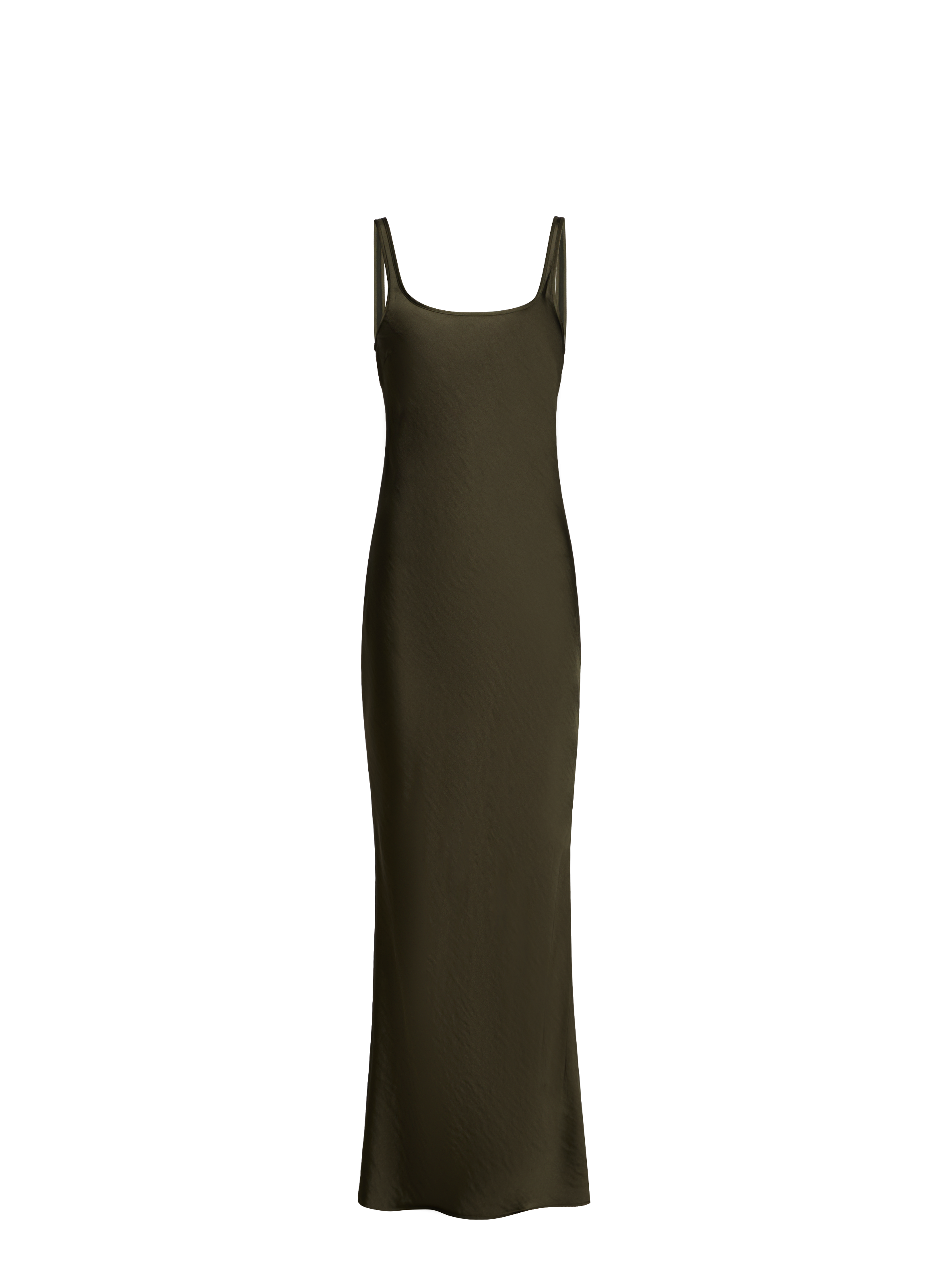 SAMSOE SAMSOE Satin maxi dress Green