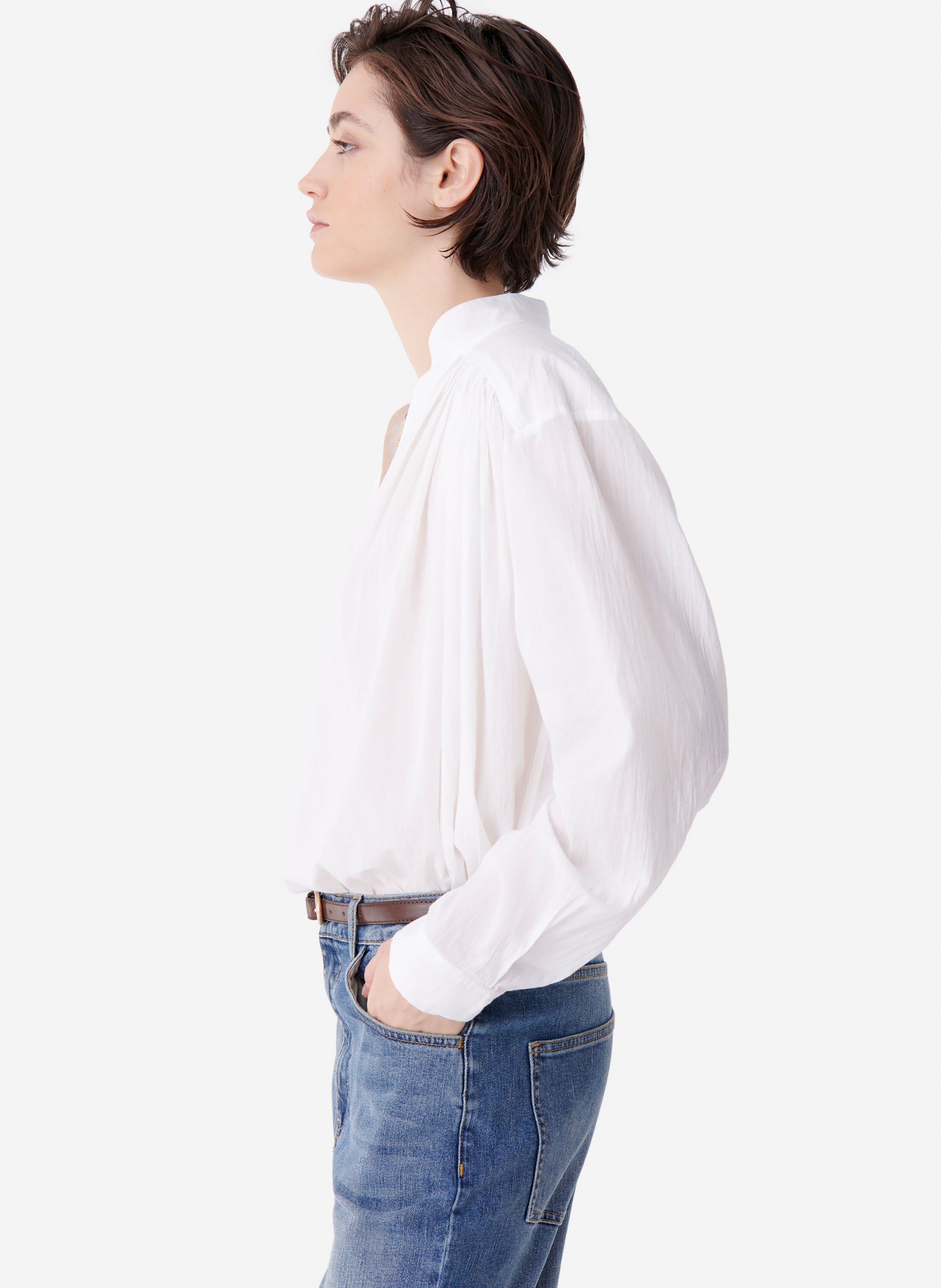 Blouse calvin VANESSA BRUNO Blanc
