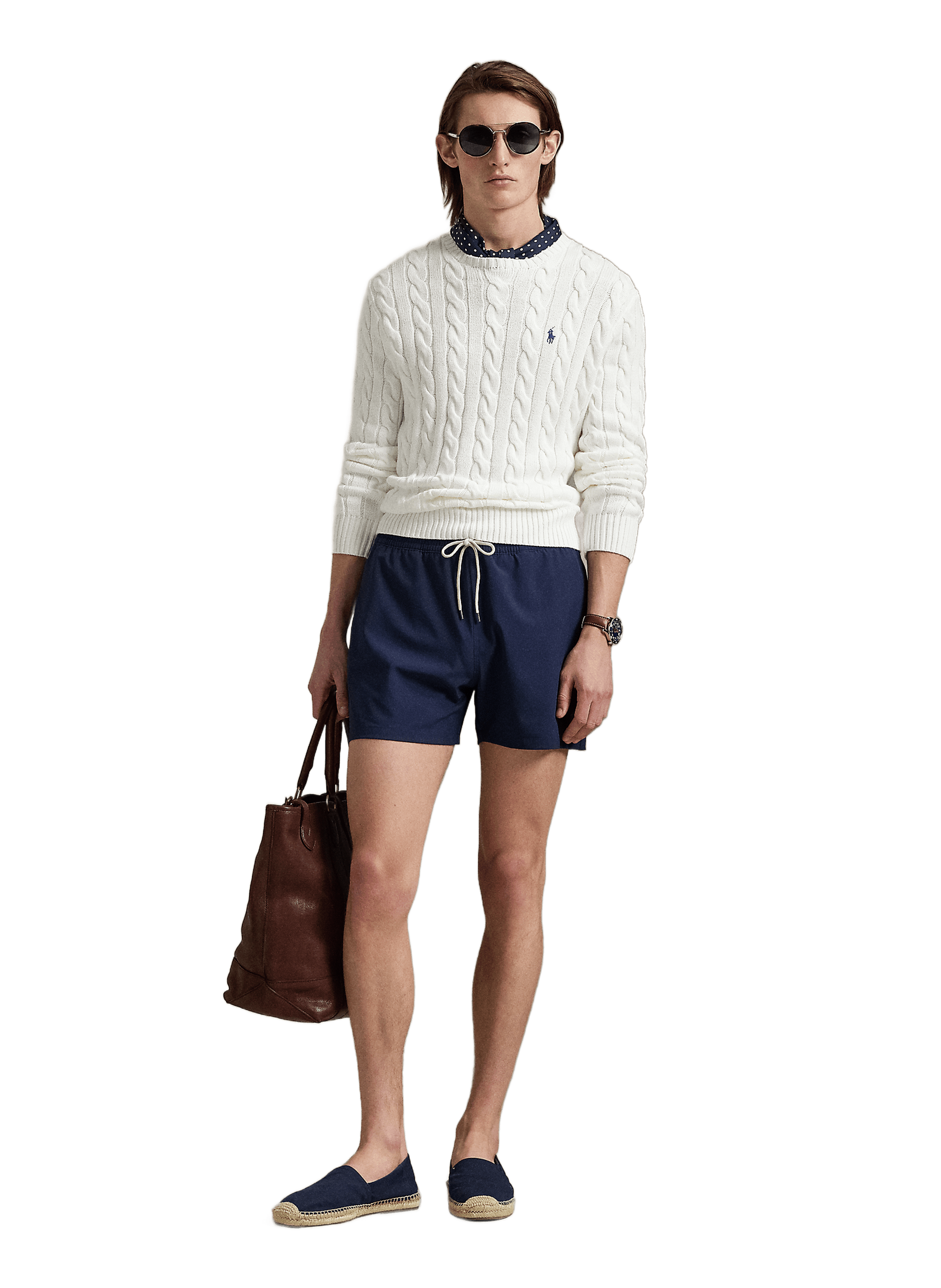 Short de bain uni POLO RALPH LAUREN Bleu