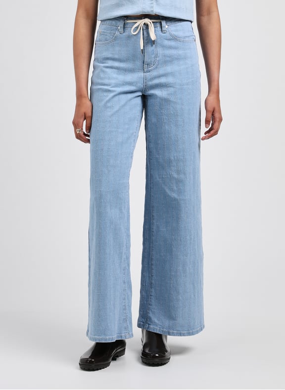 Jean large Romy Bleu by SUNCOO SUNCOO Jean large Romy Bleu