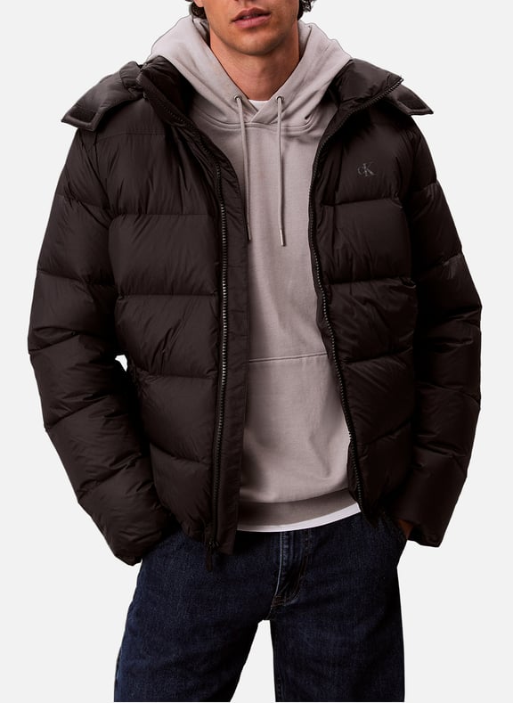 Down jacket with logo Black by CALVIN KLEIN CALVIN KLEIN Down jacket with logo Black