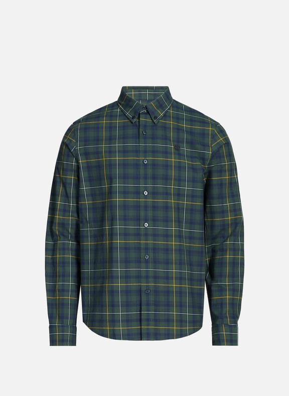 Chemise slim à carreaux en coton Vert by TIMBERLAND TIMBERLAND Chemise slim à carreaux en coton Vert