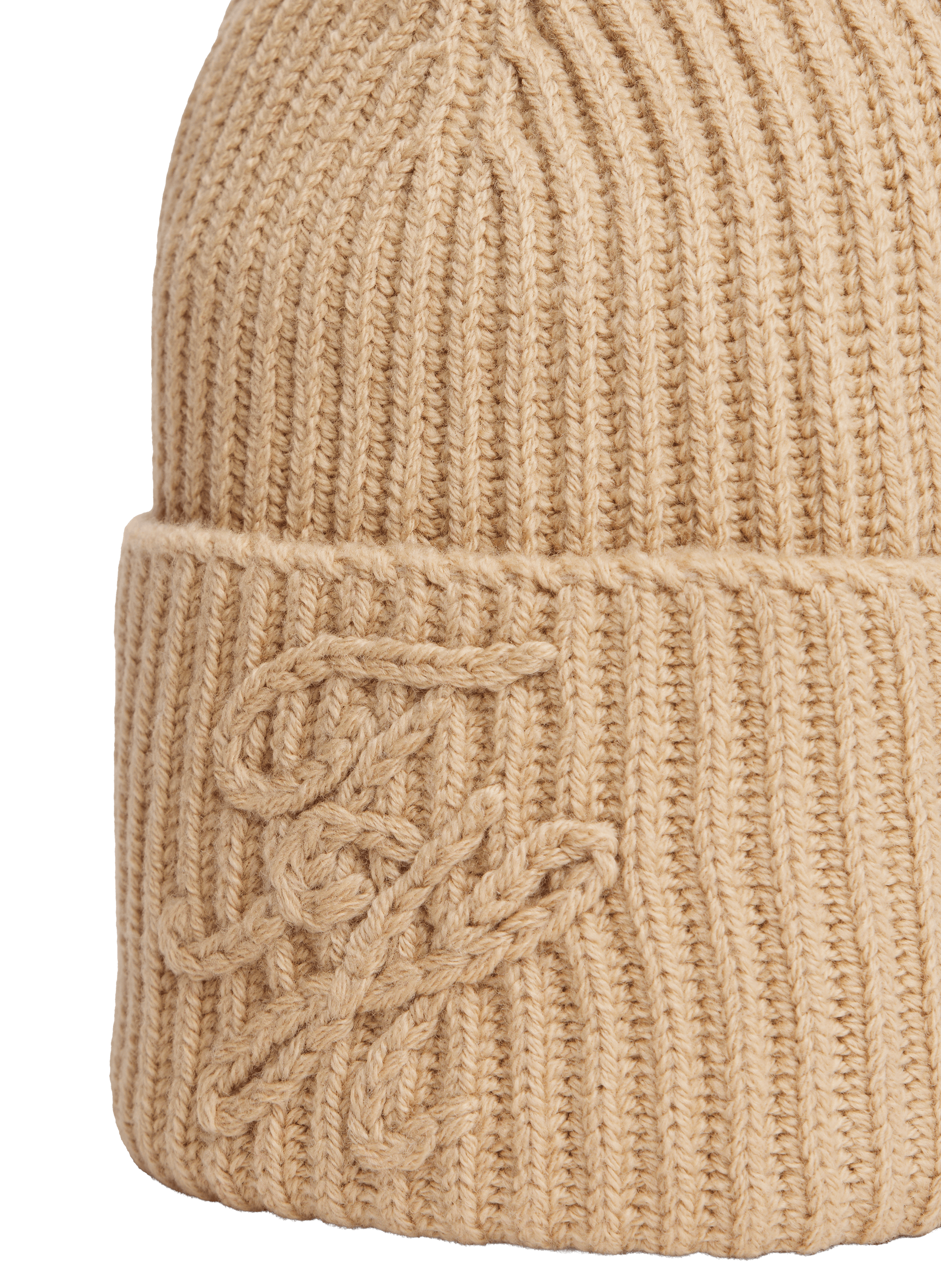 Bonnet en laine et cachemire TOMMY HILFIGER Beige