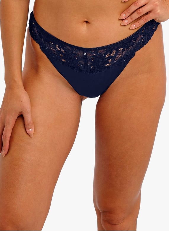 Heather Hills lace tanga | Blue by WACOAL Heather Hills lace tanga Blue