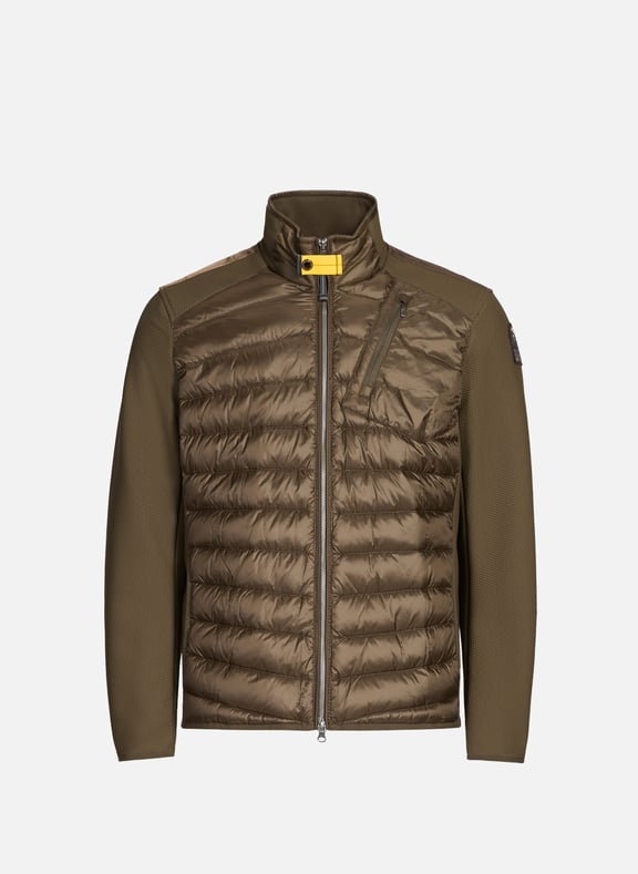 Quilted straight blouse Khaki by PARAJUMPERS PARAJUMPERS Quilted straight blouse Khaki