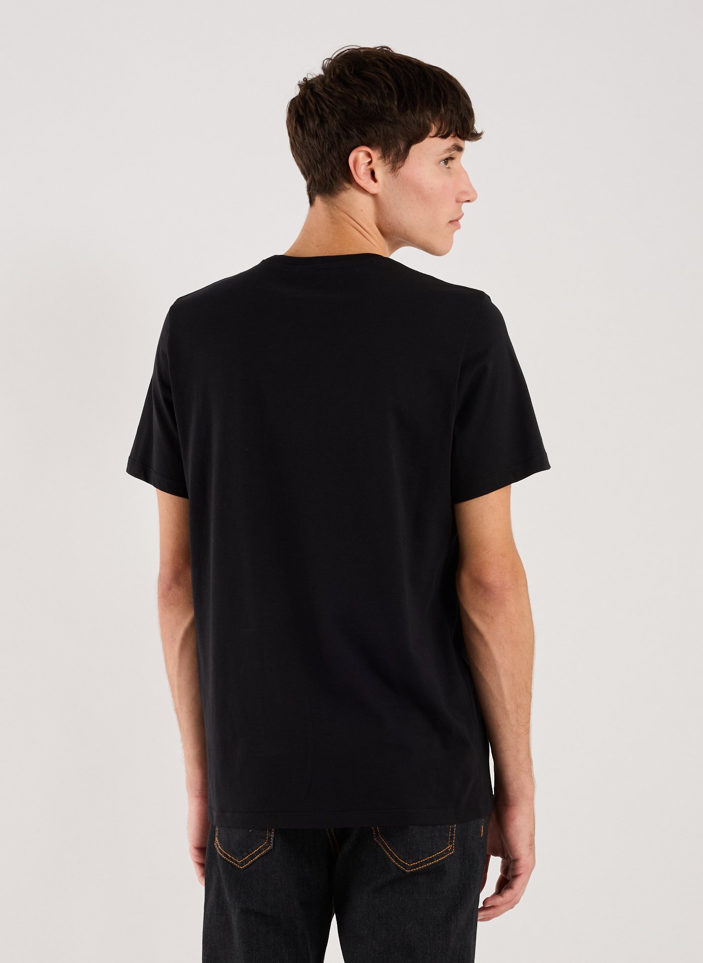 T-shirt en coton Patch PARAJUMPERS Noir