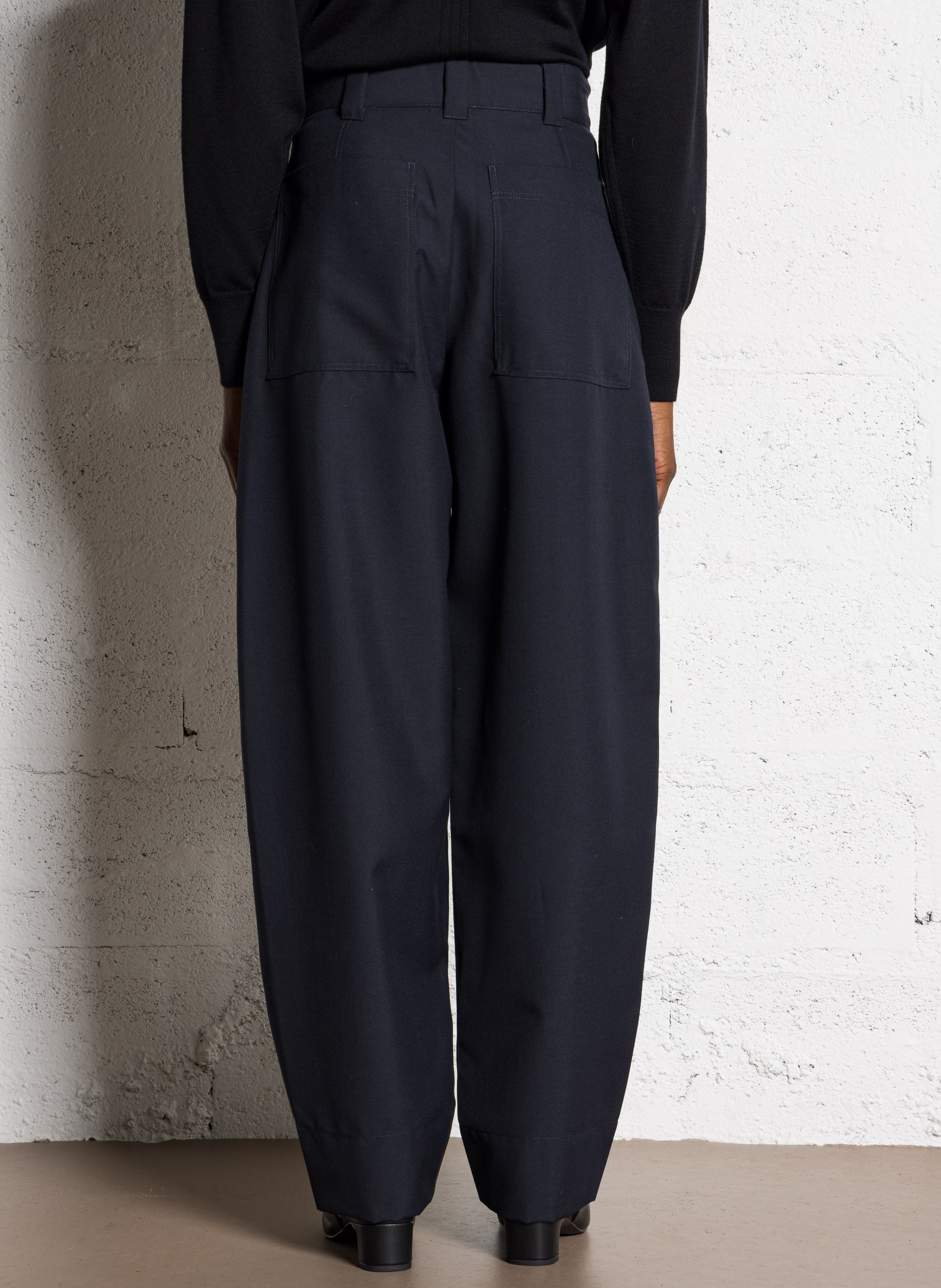 Pantalon ajusté taille haute alouette SOEUR Bleu