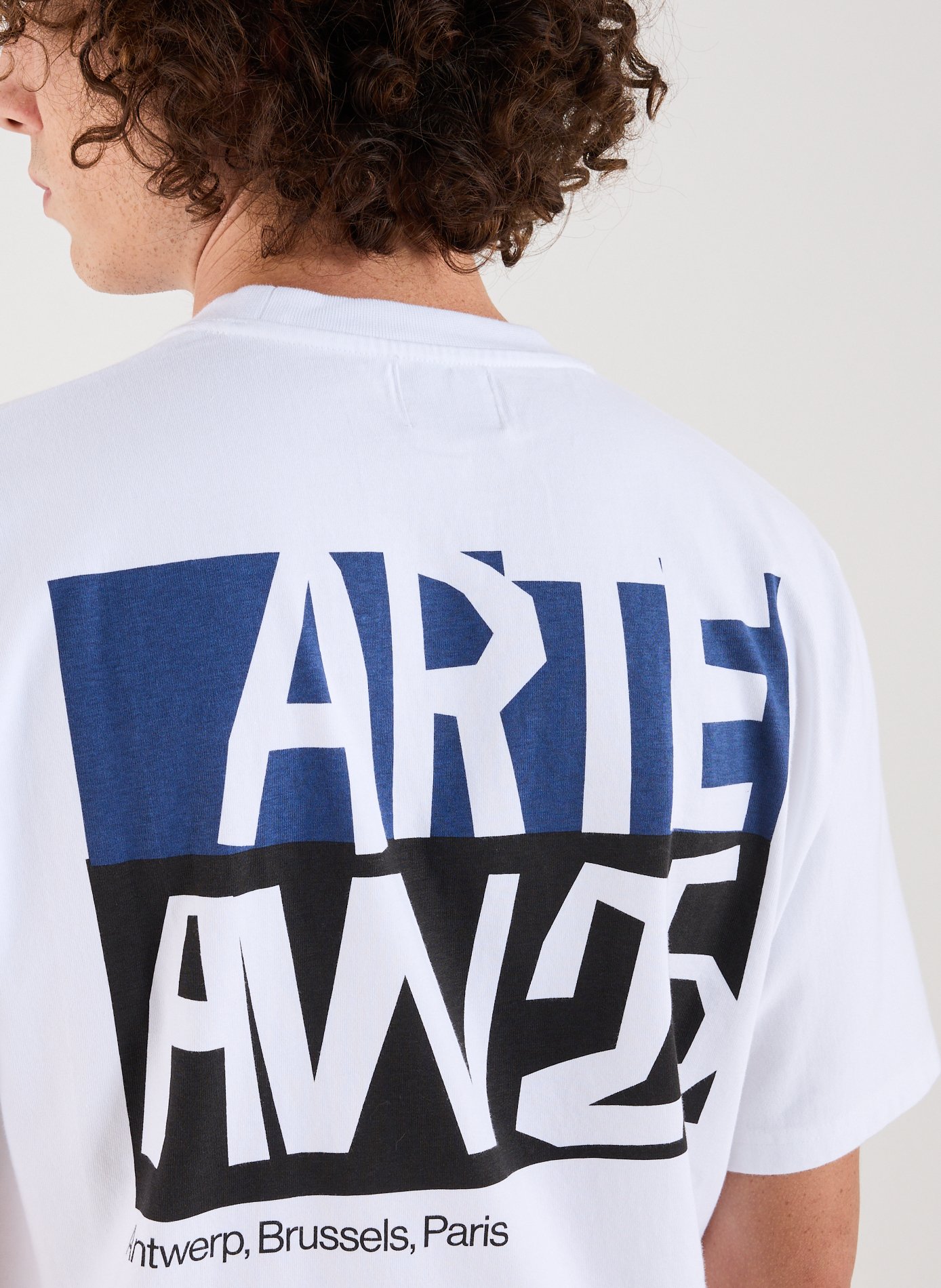 T-shirt col rond en coton ARTE ANTWERP Blanc