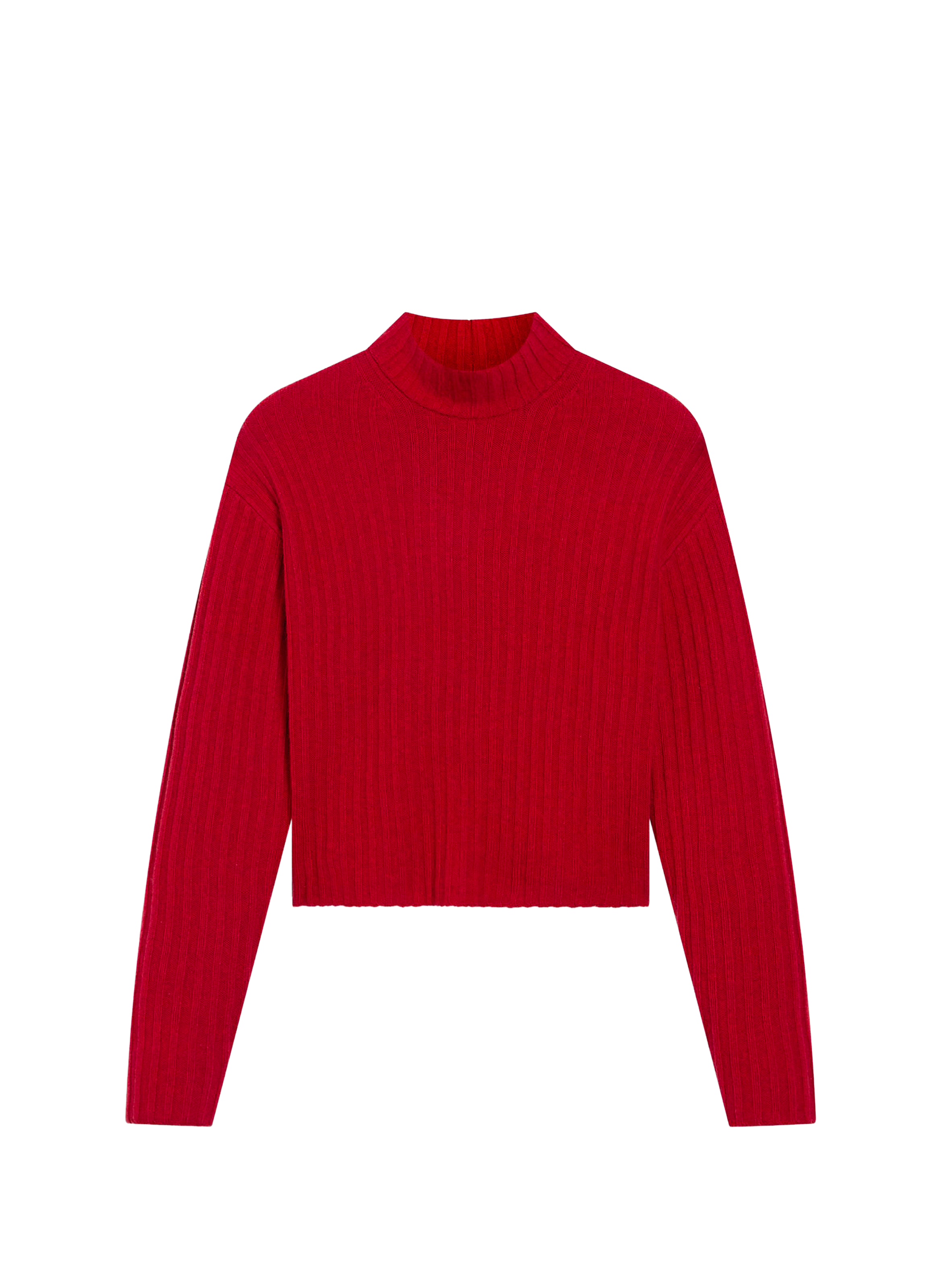 Pull col roulé en laine mélangée DOCKERS Rouge
