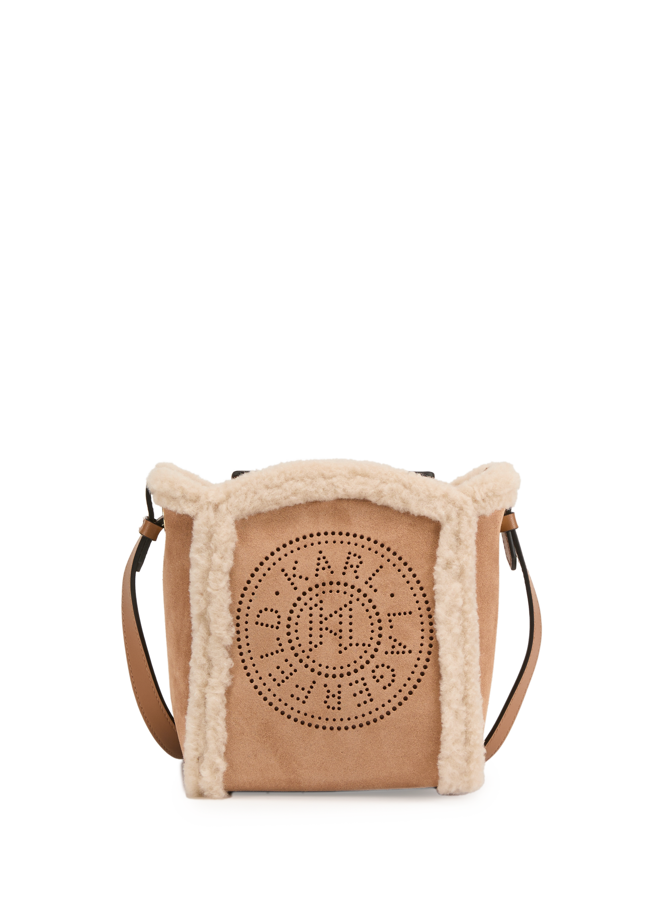 KARL LAGERFELD Sac à main K/Circle en cuir de vache Brown