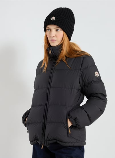 Doudoune matelassée à col montant Noir MONCLER