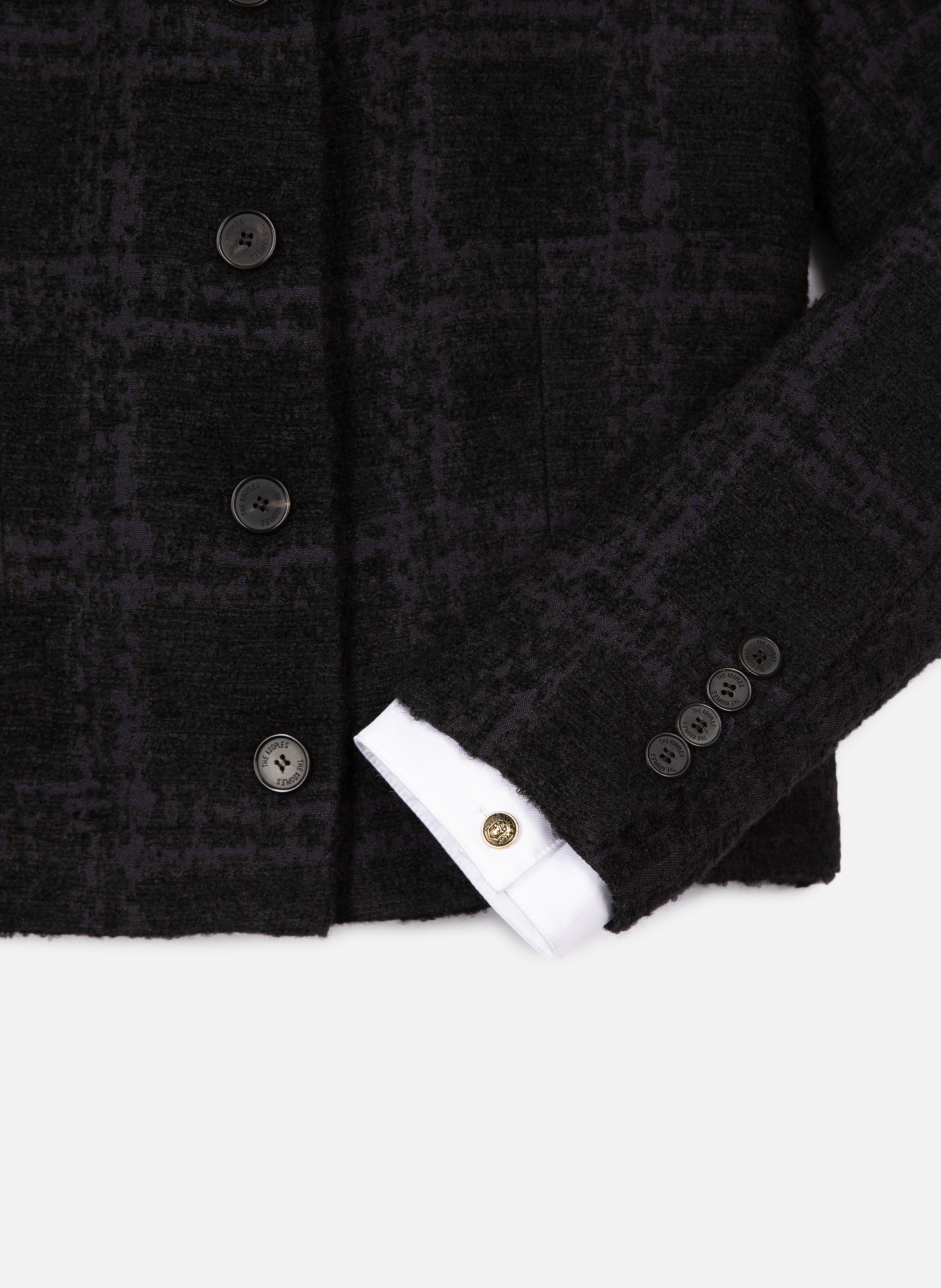 Veste tailleur courte THE KOOPLES Bleu