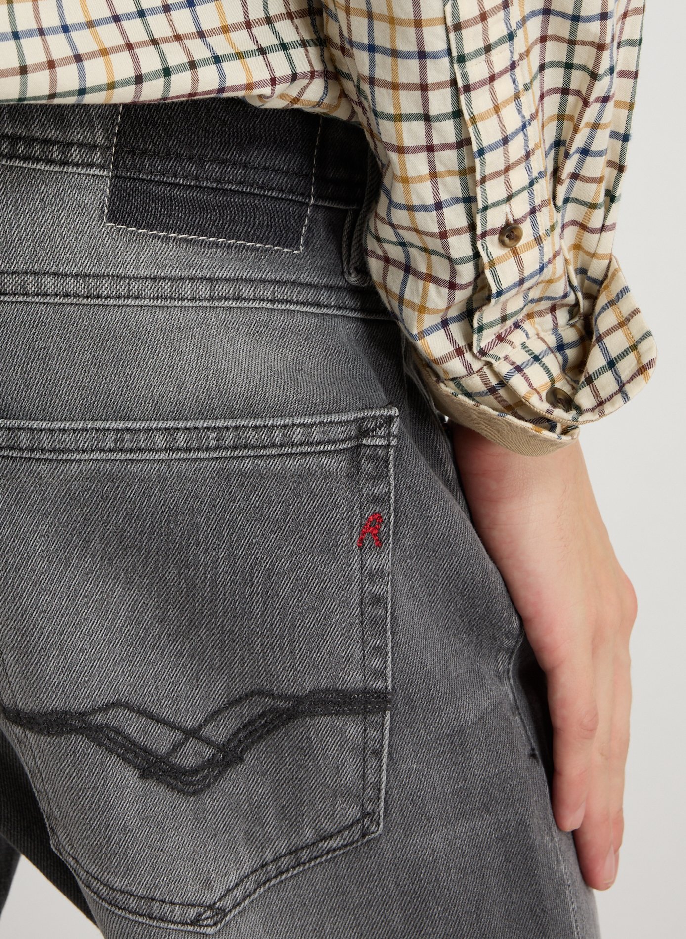 Jean regular slim REPLAY Gris