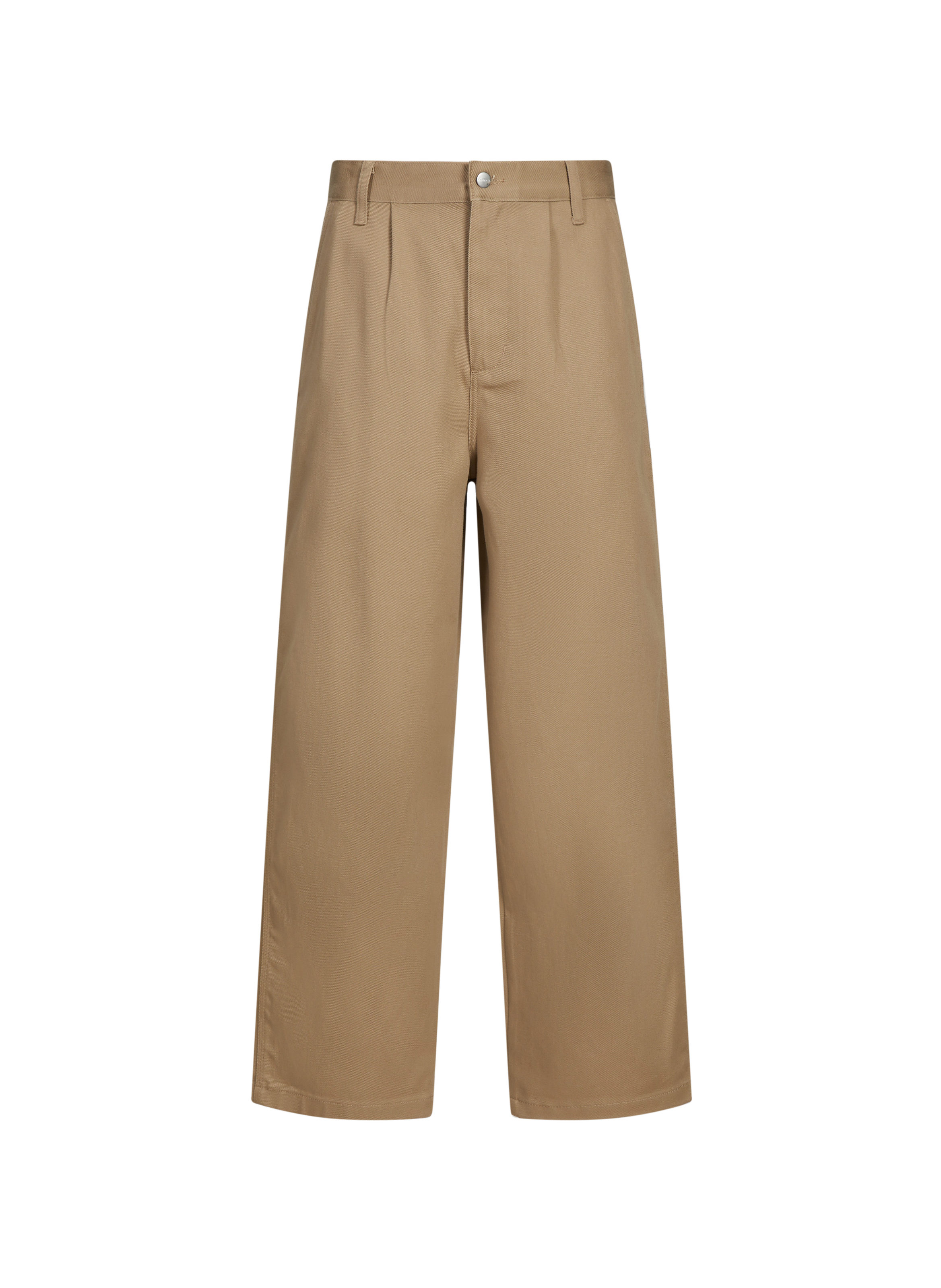 CARHARTT WIP Straight cotton trousers Beige