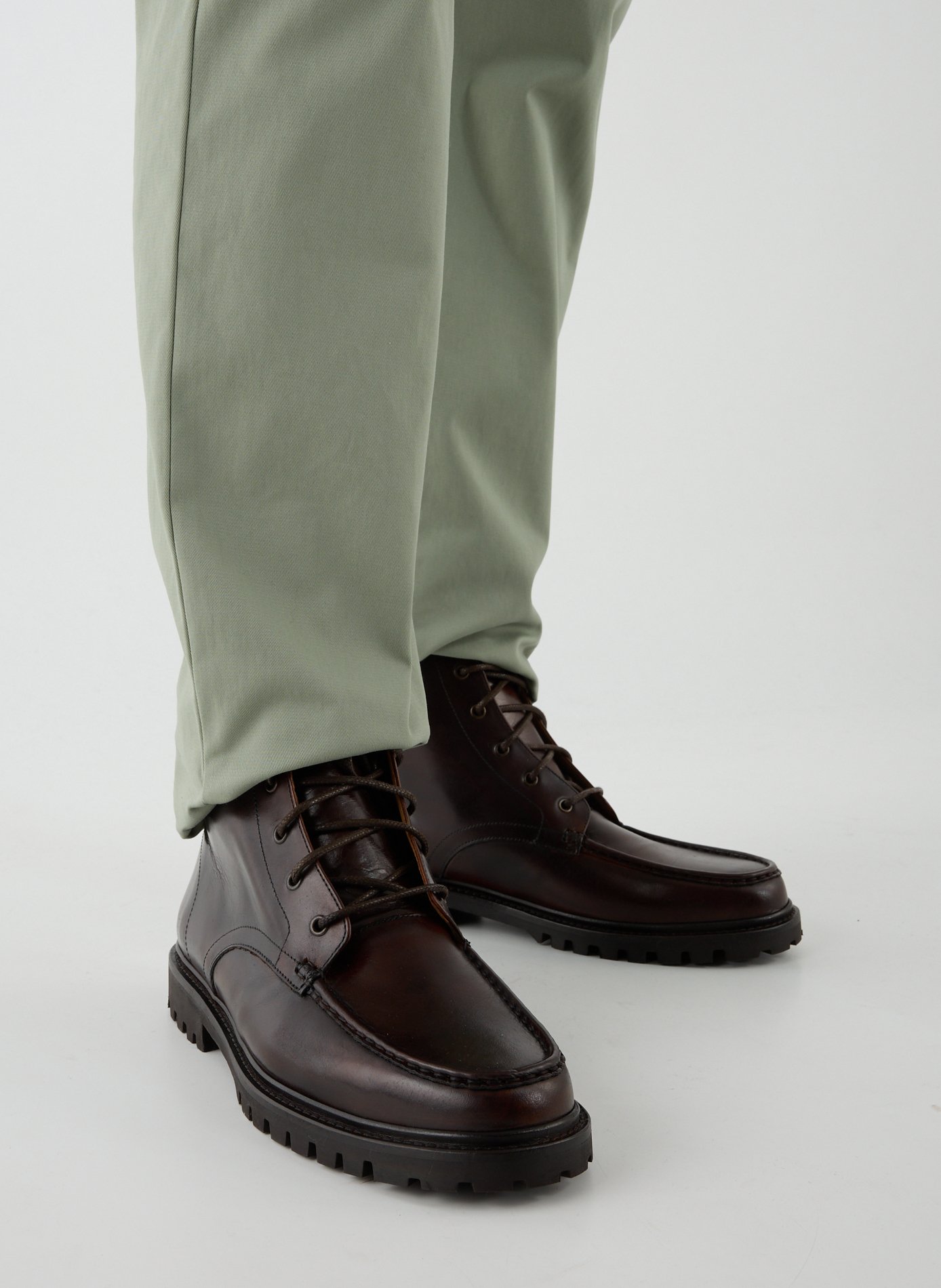 Elias leather ankle boots BOBBIES Brown