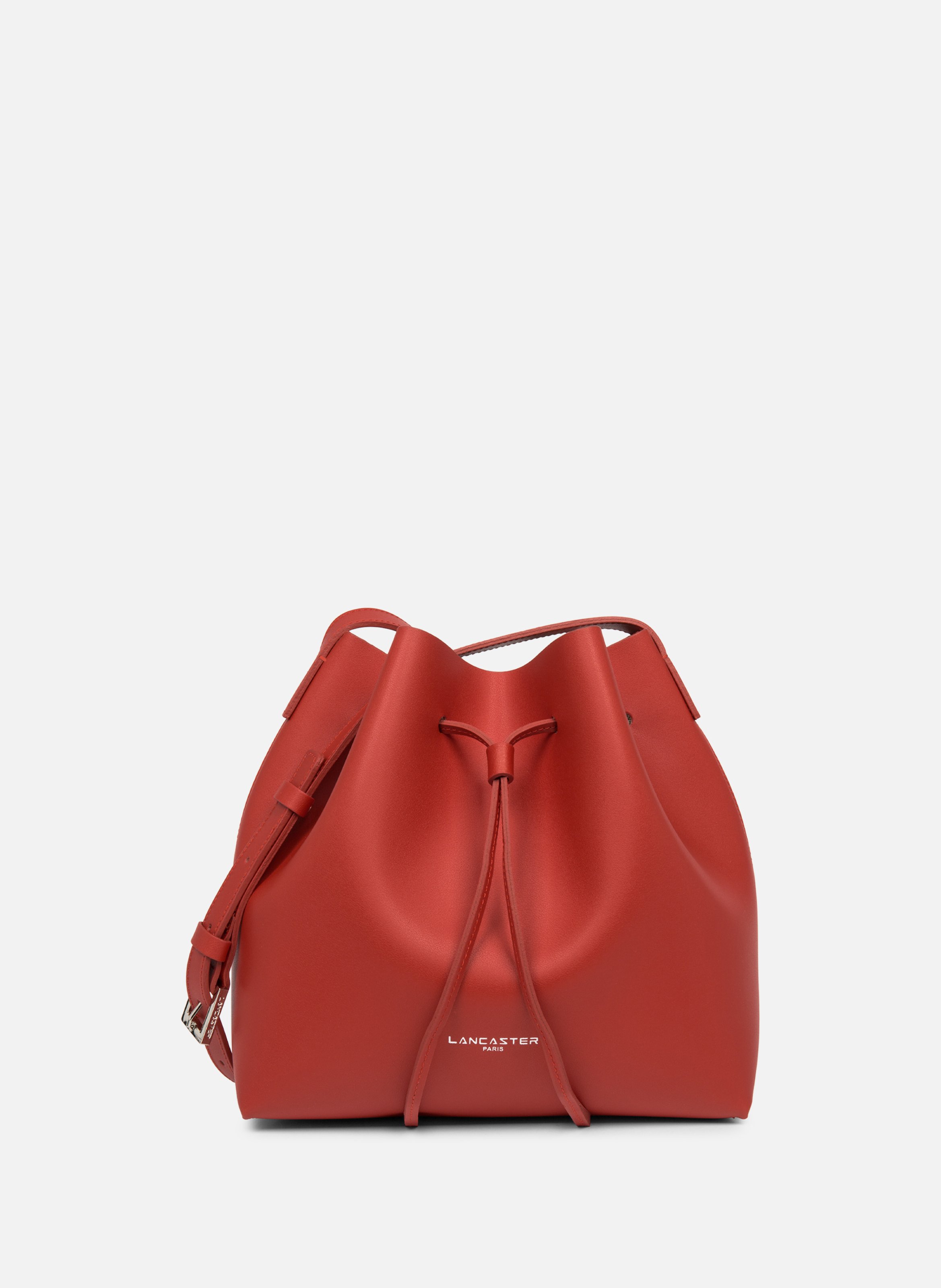 Large bucket bag - Pur & Element City  Rouge - in - or pâle