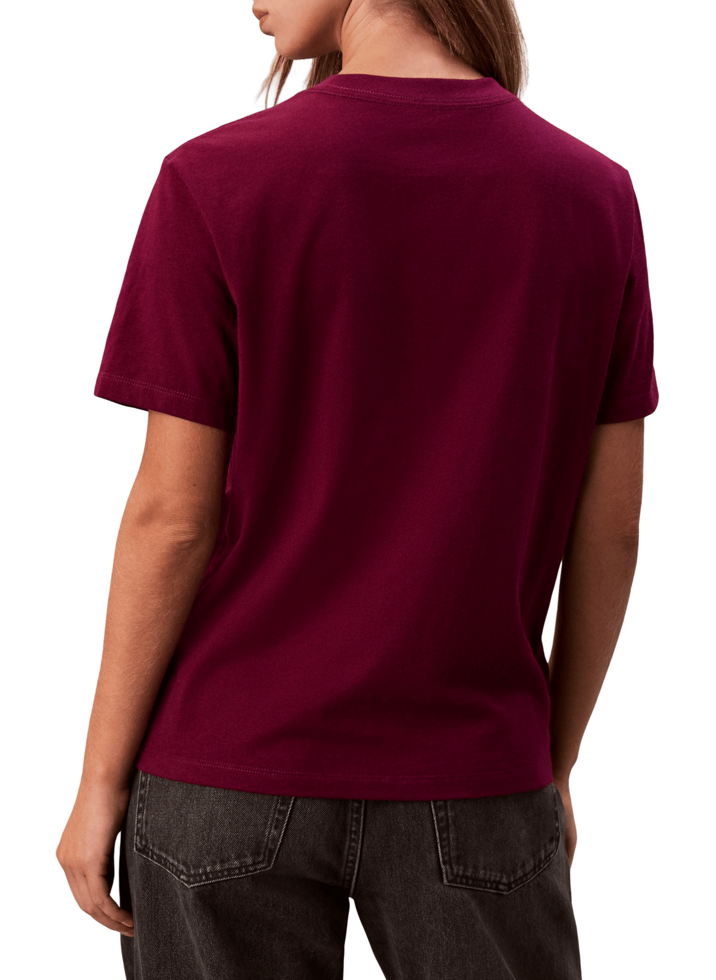 T-shirt à logo en coton CALVIN KLEIN Rose