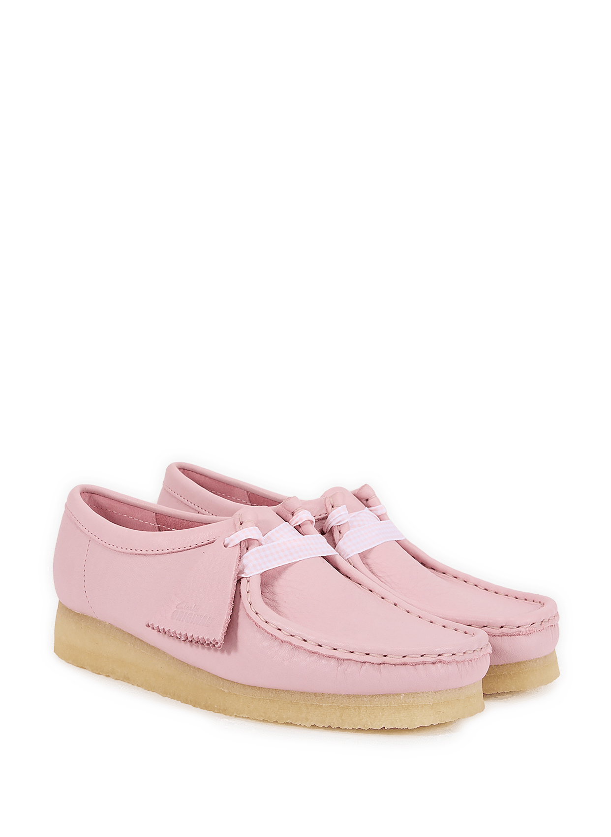 Mocassins Wallabee en peau CLARKS Rose