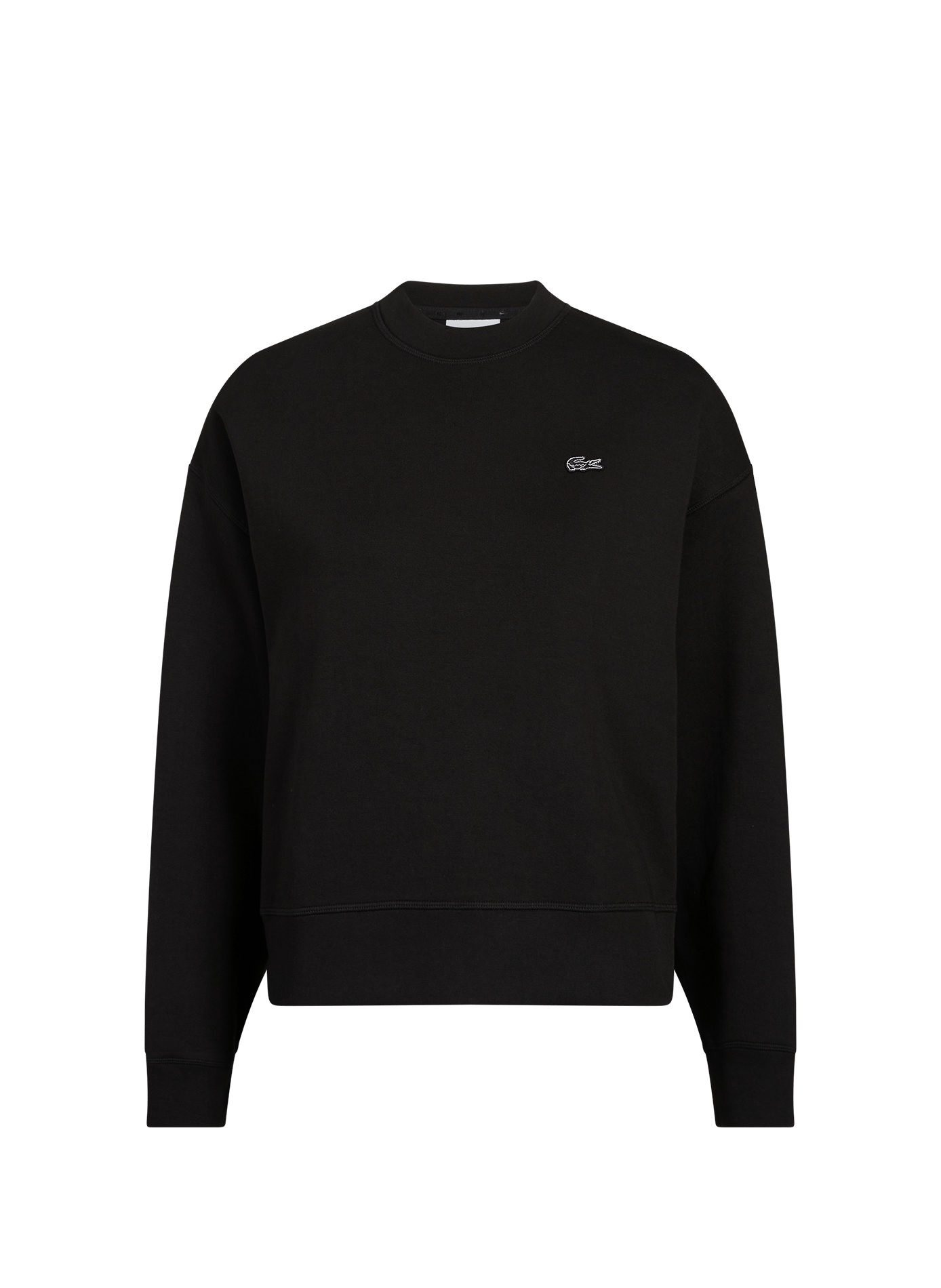 Sweatshirt en coton mélangé LACOSTE Noir