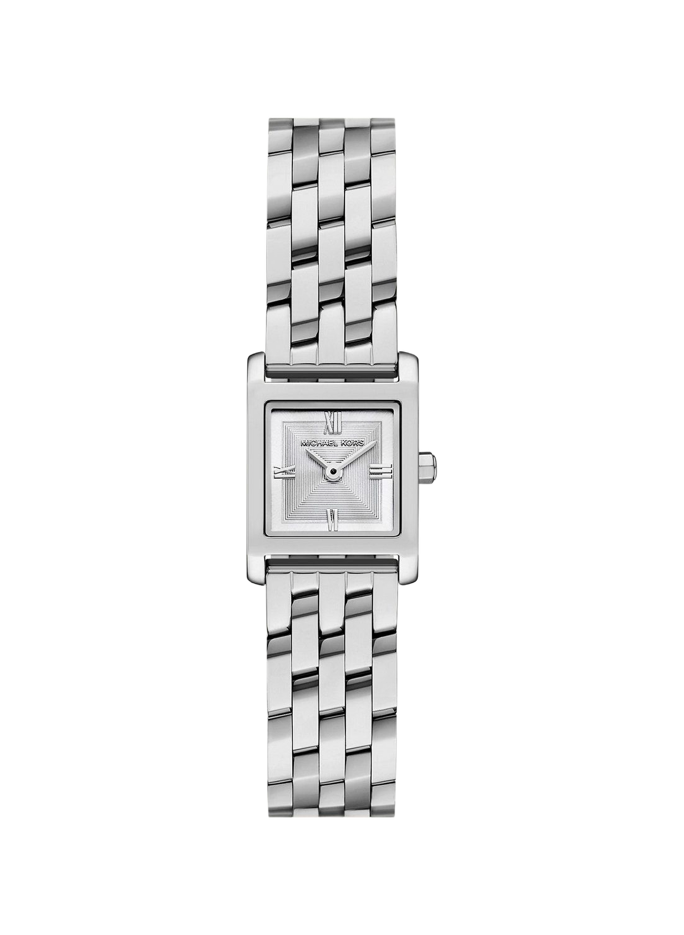 Montre quartz Georgie en acier inoxydable MICHAEL KORS MONTRES Blanc