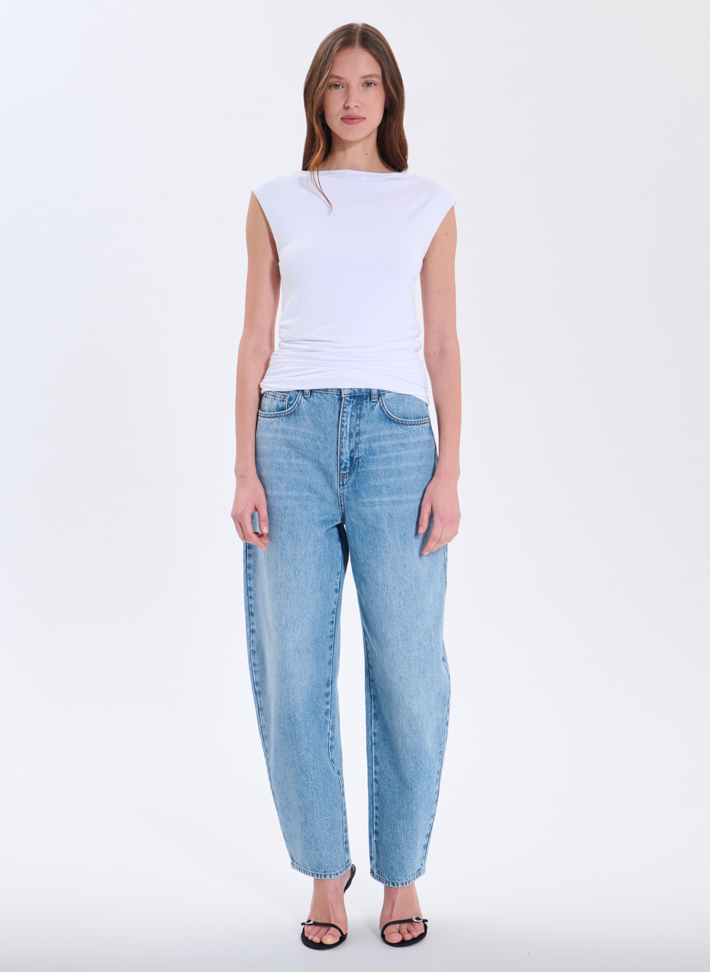 Top  teodora ZAPA Blanc
