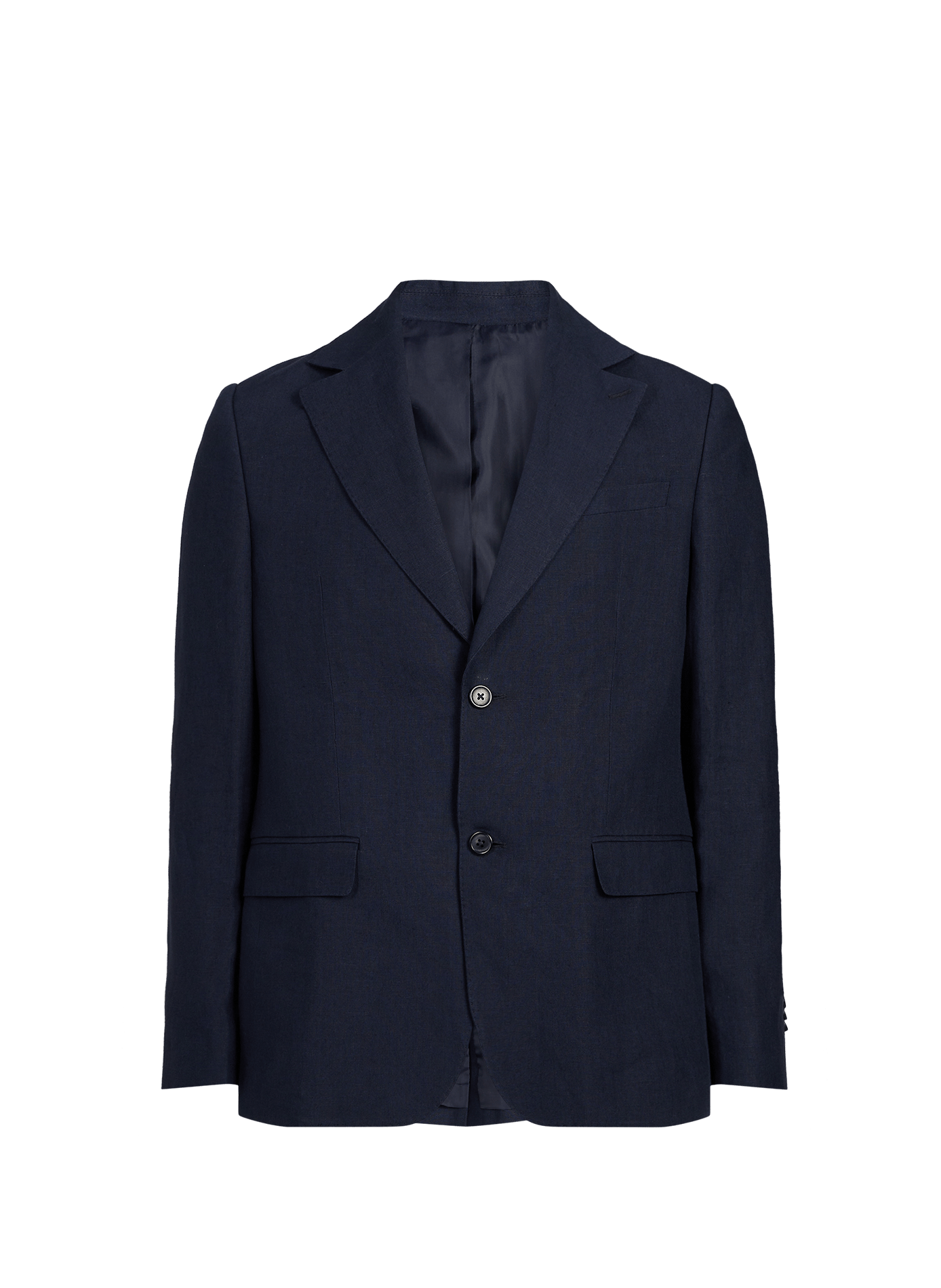 Freud straight linen blazer. LAFAURIE Blue
