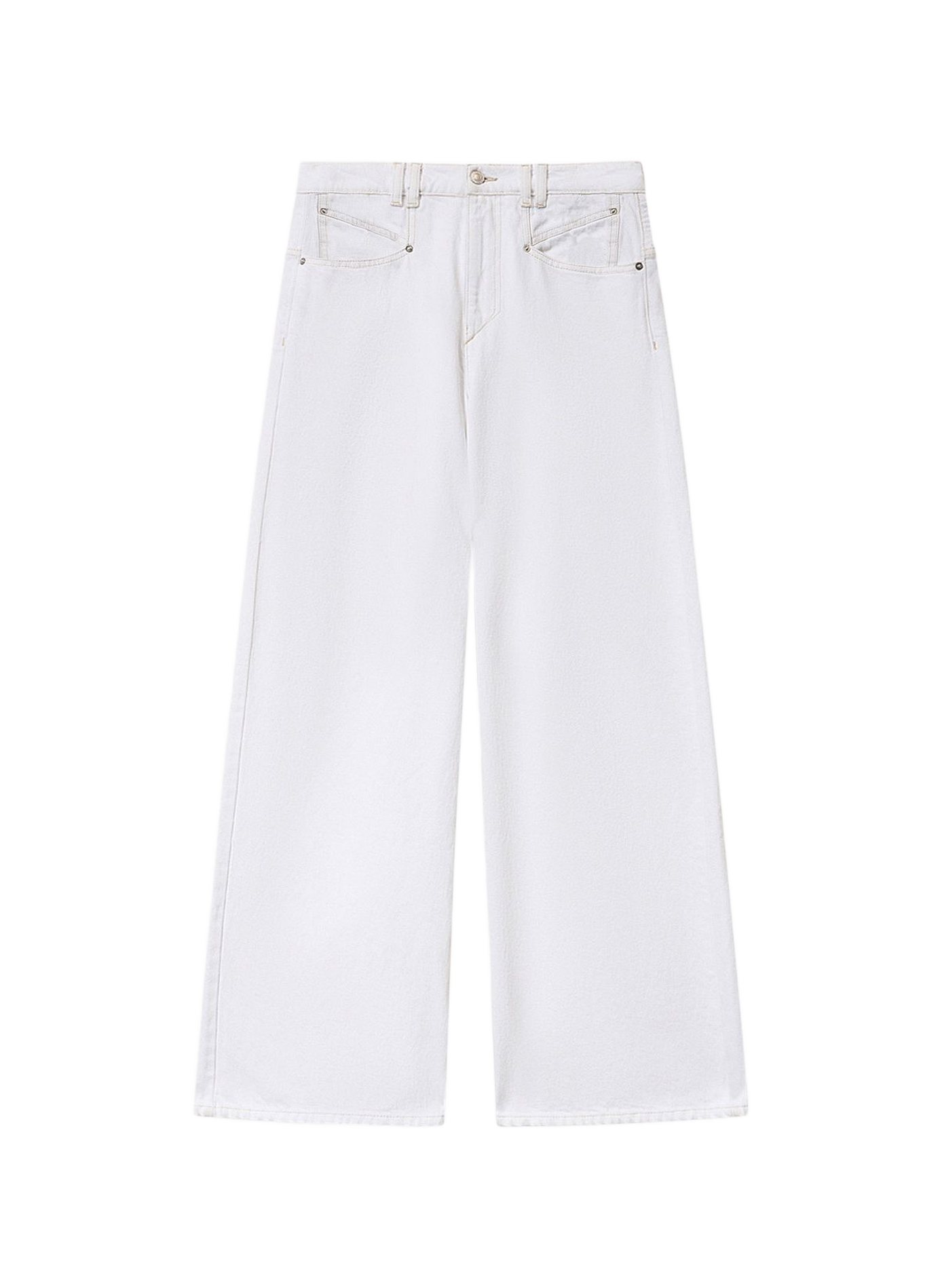 Wide-leg cotton jeans by Lemony LEMONY Blanc