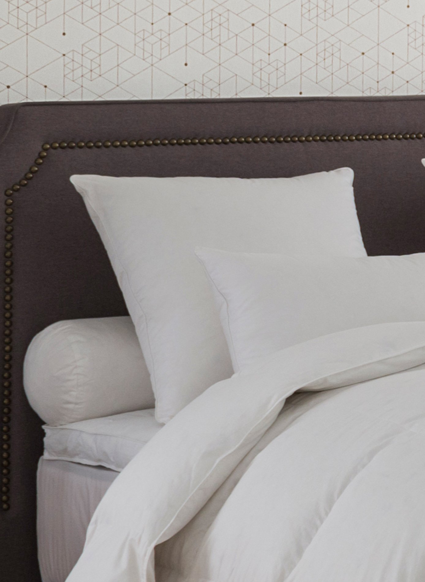 Oreiller alaska 40% duvet - medium DROUAULT Blanc