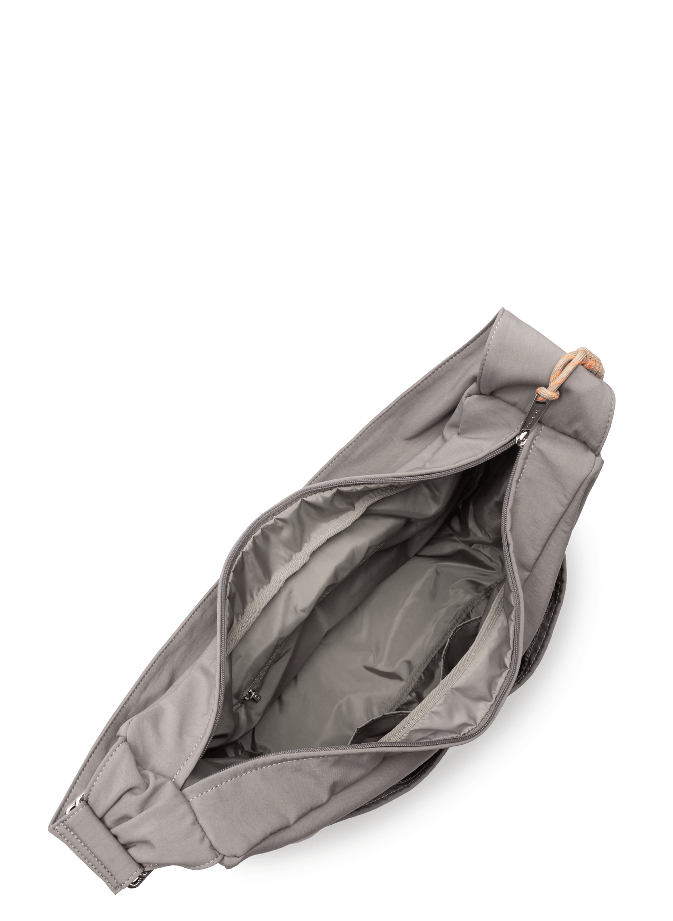 Très grand sac besace - basic love LANCASTER Gris