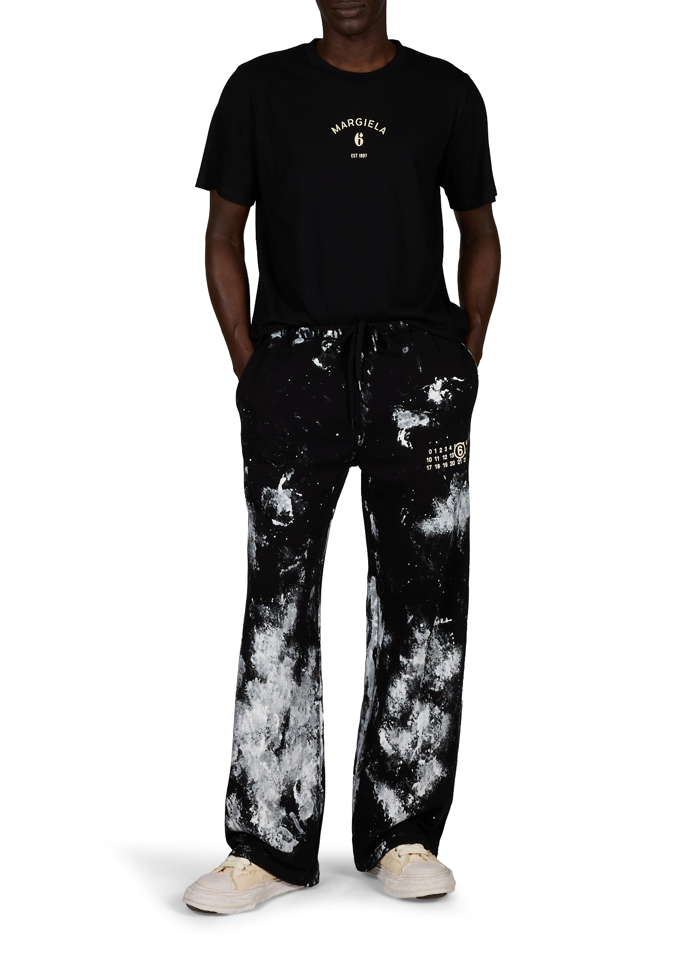 Round neck T-shirt MAISON MARGIELA Black