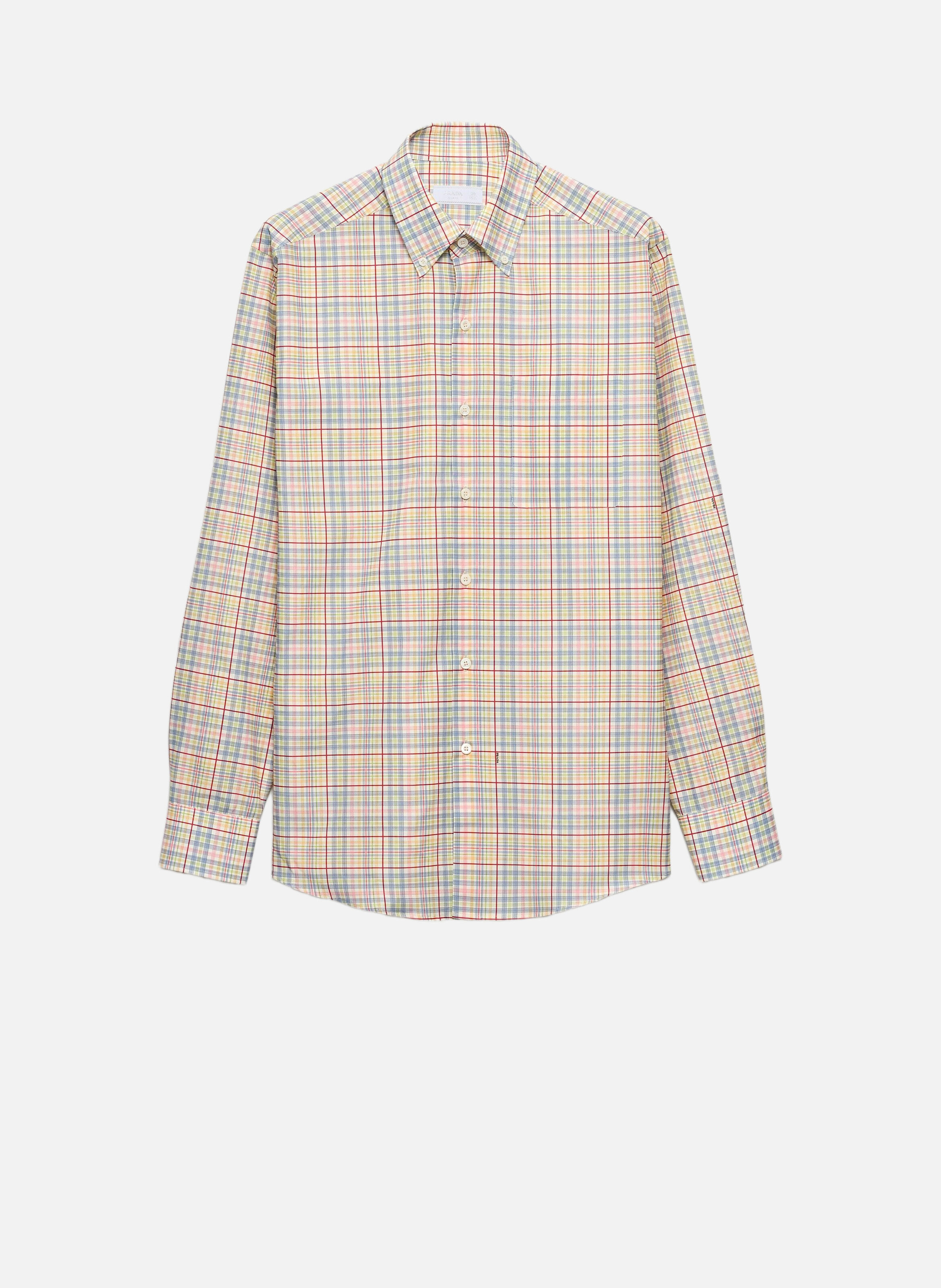 Chemise en coton PRADA Bleu