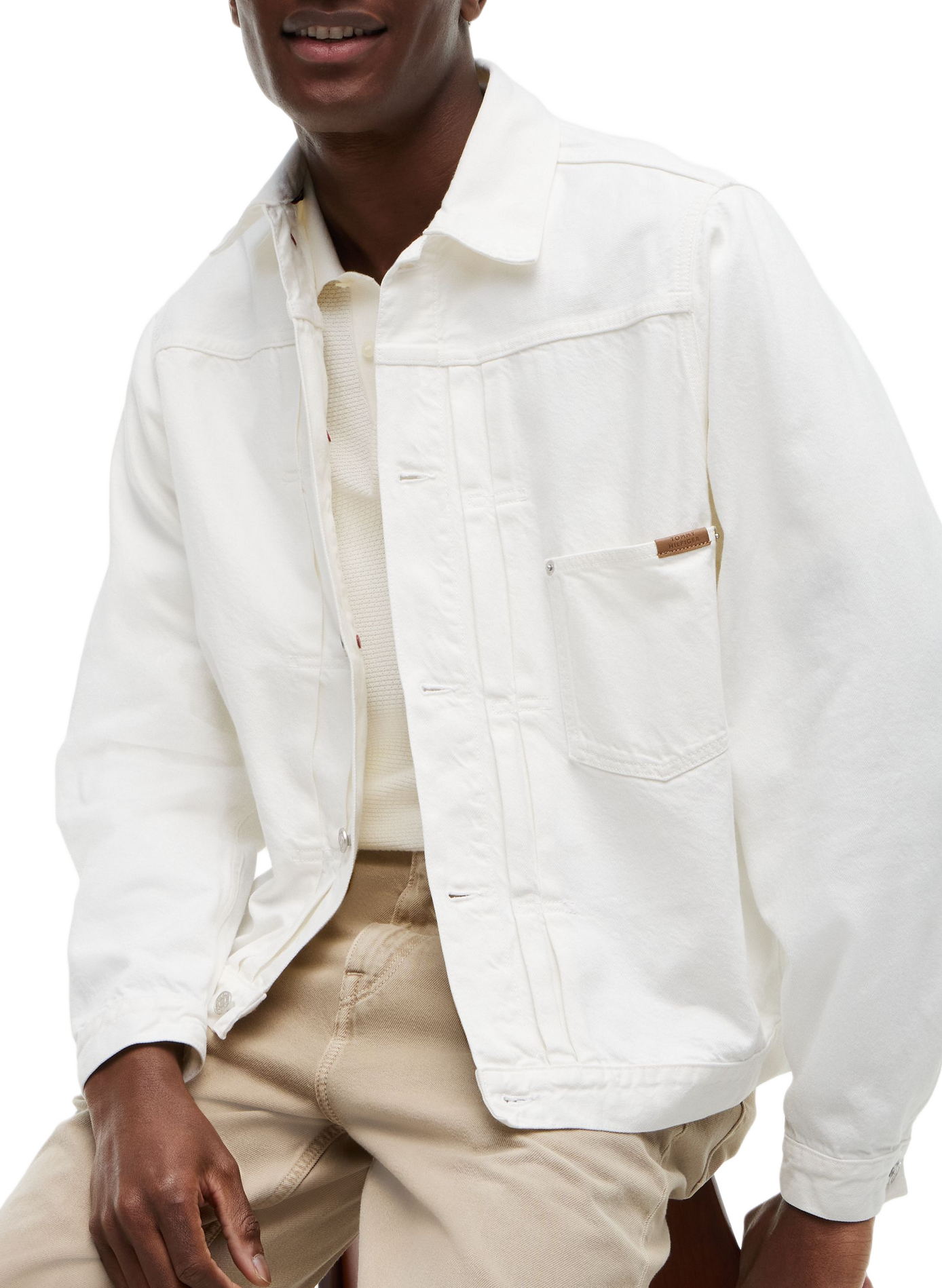 Denim jasje TOMMY HILFIGER Wit