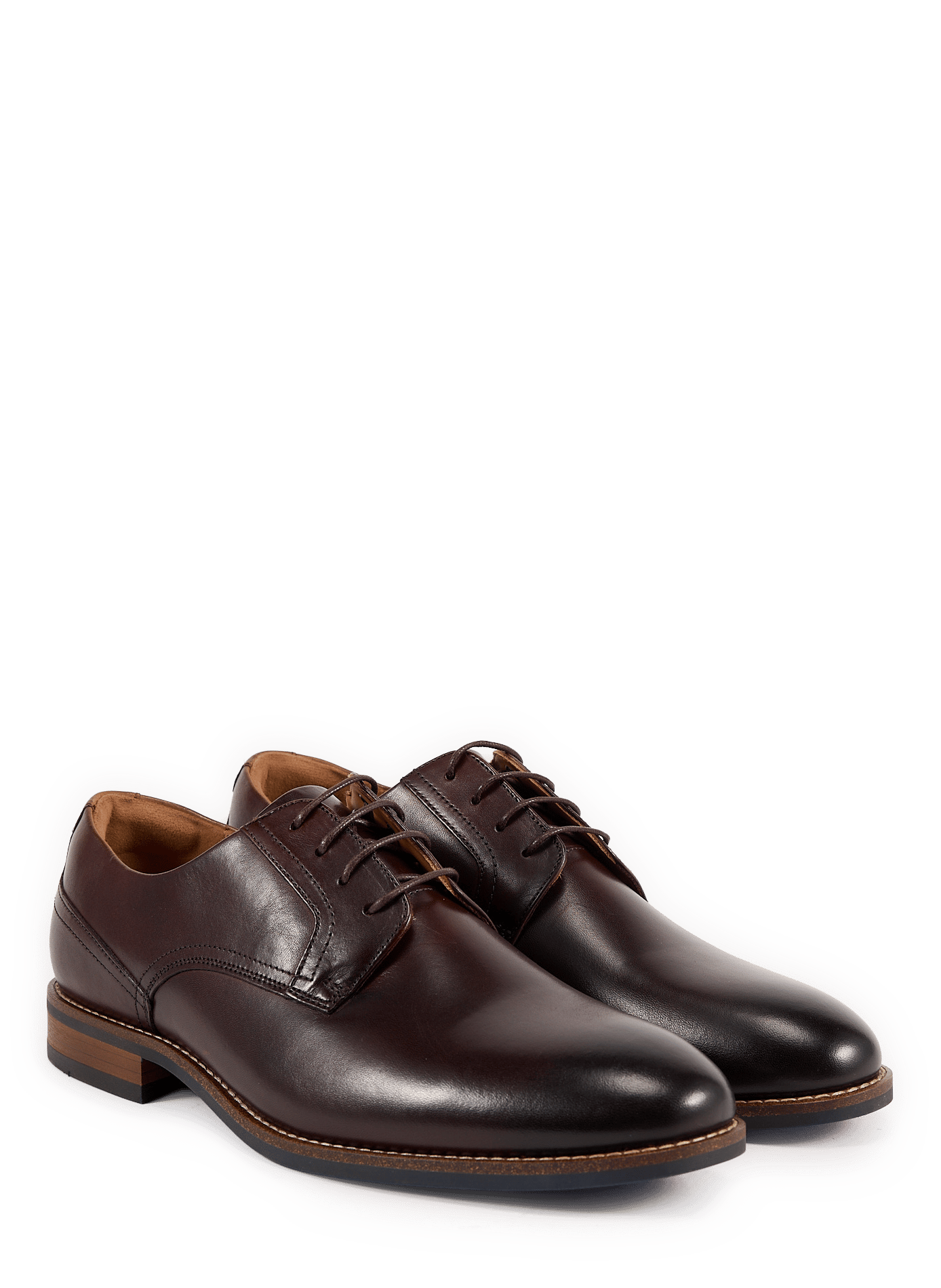 Richelieus Bowburn Lace en cuir CLARKS Marron