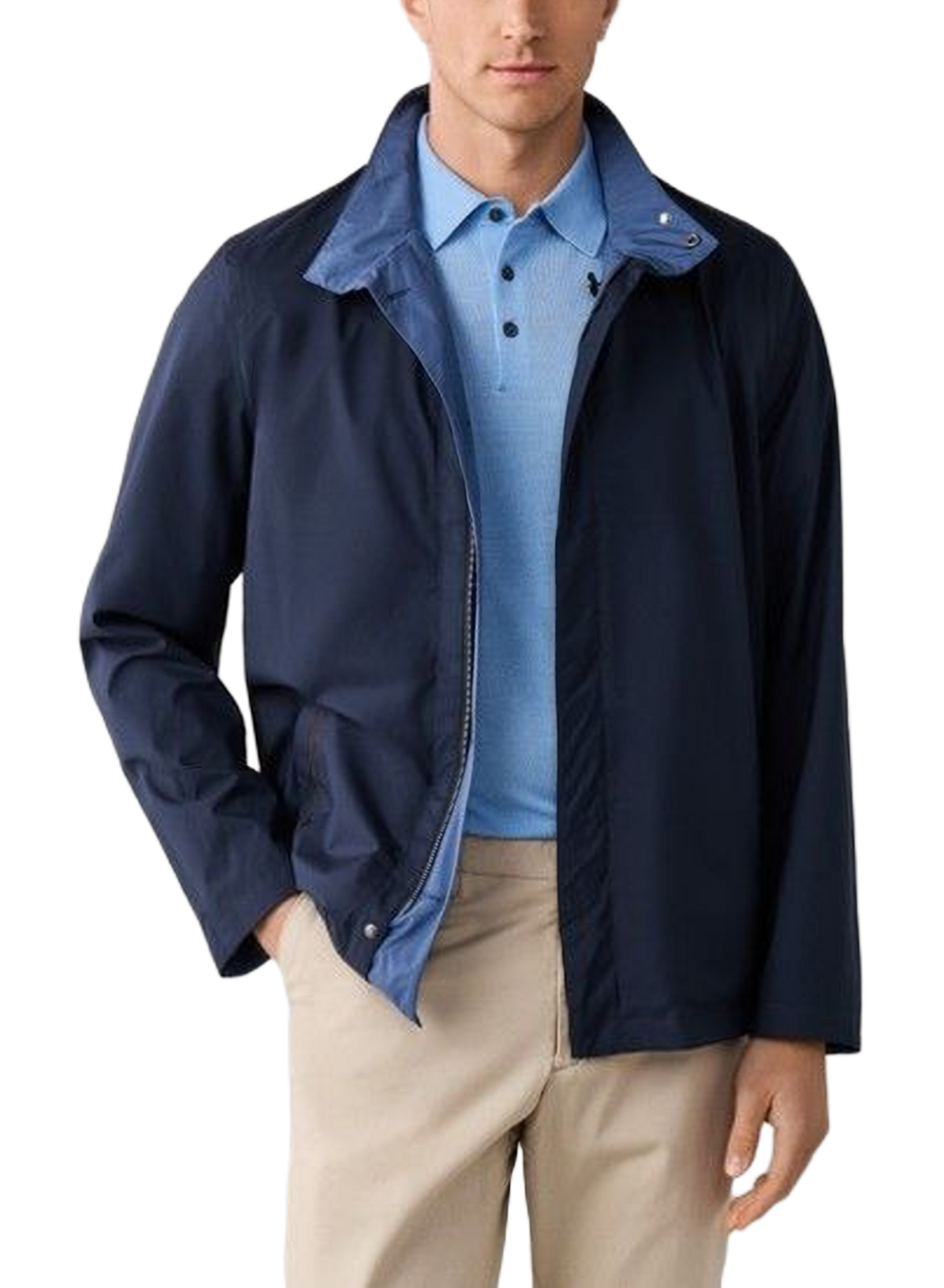 Jacke mit Stehkragen HACKETT Blau