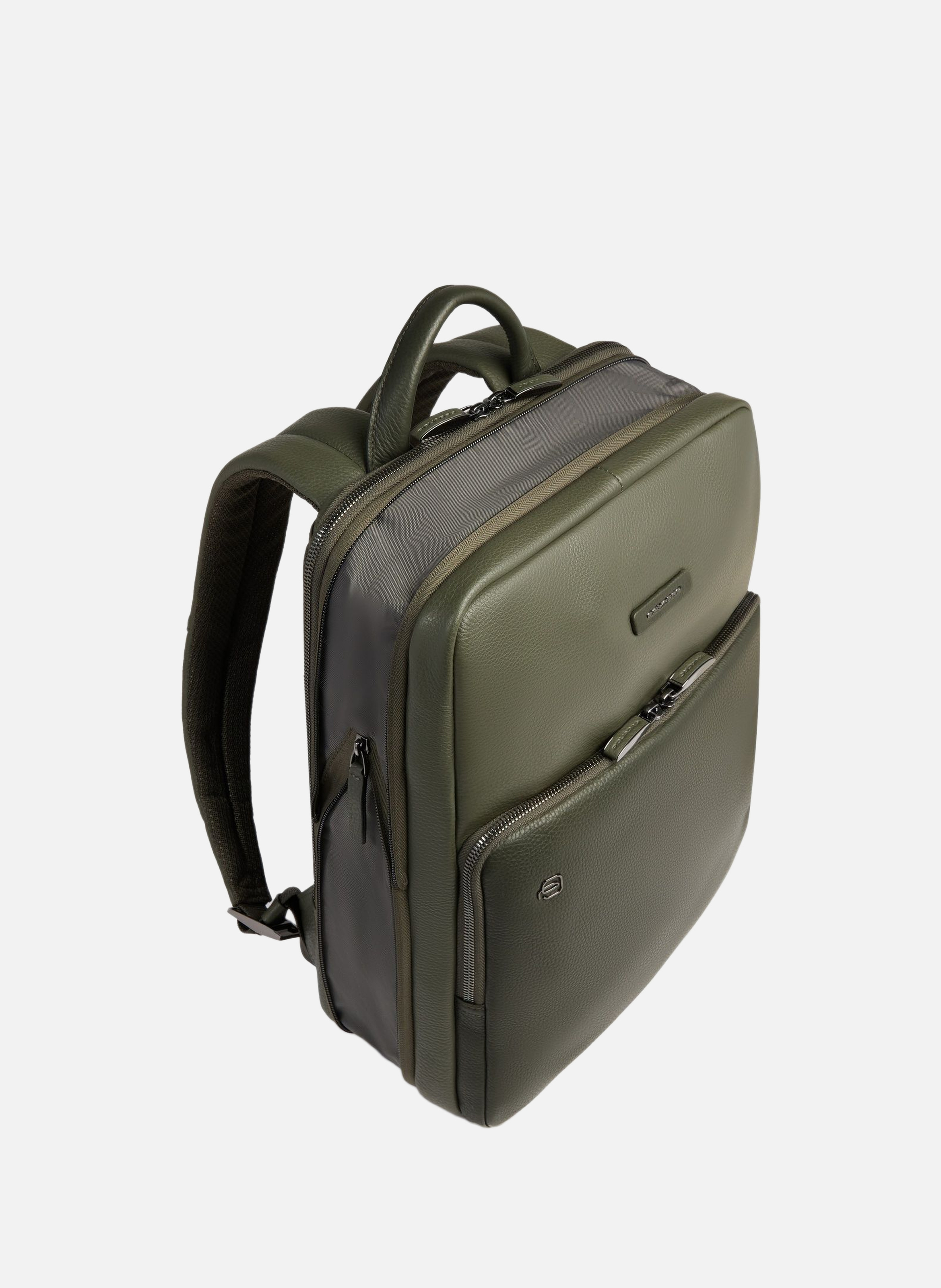 Slanke rugzak voor 14" laptop PIQUADRO Groen