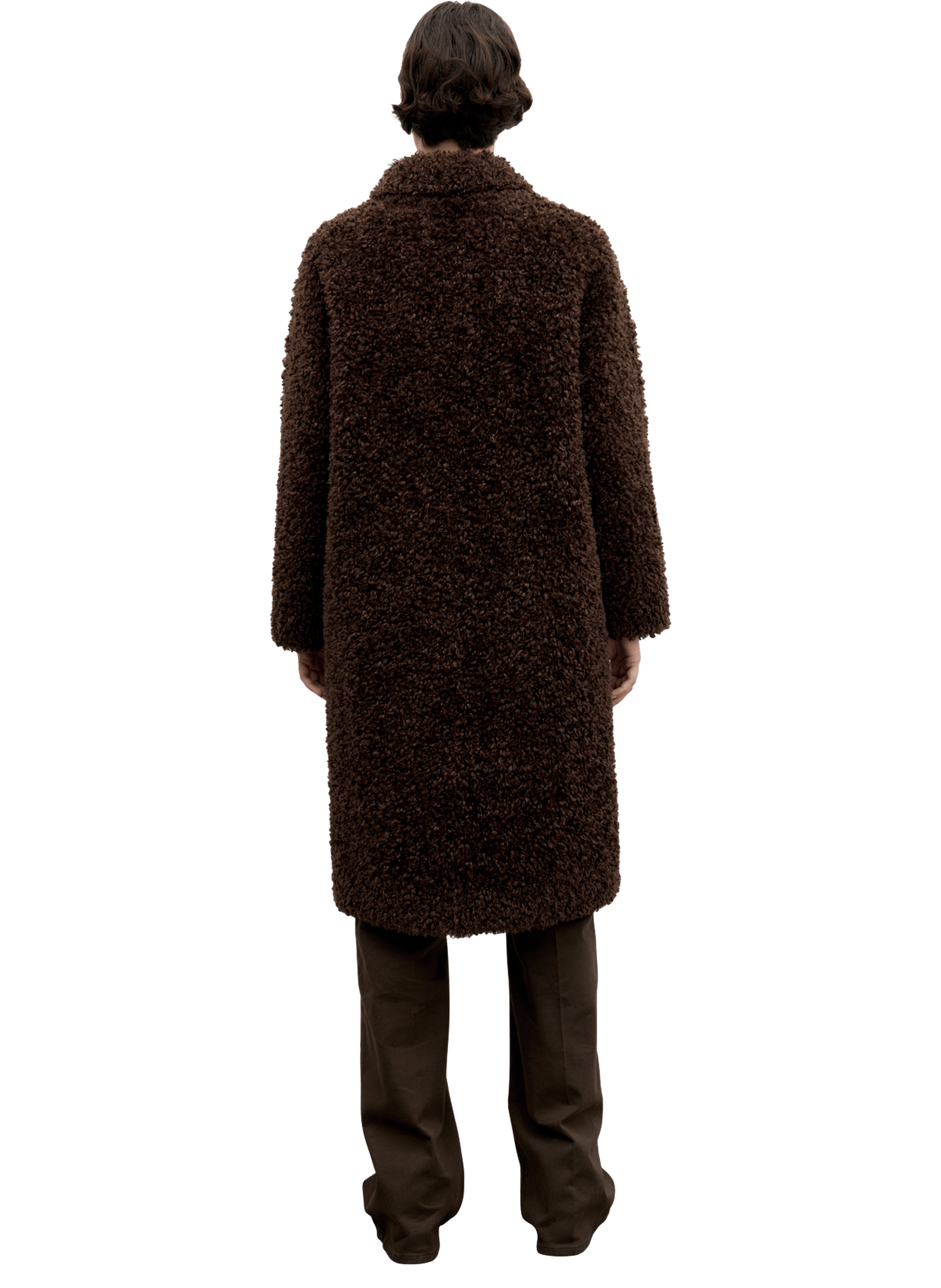 Manteau teddy bear - asta GERARD DAREL Marron