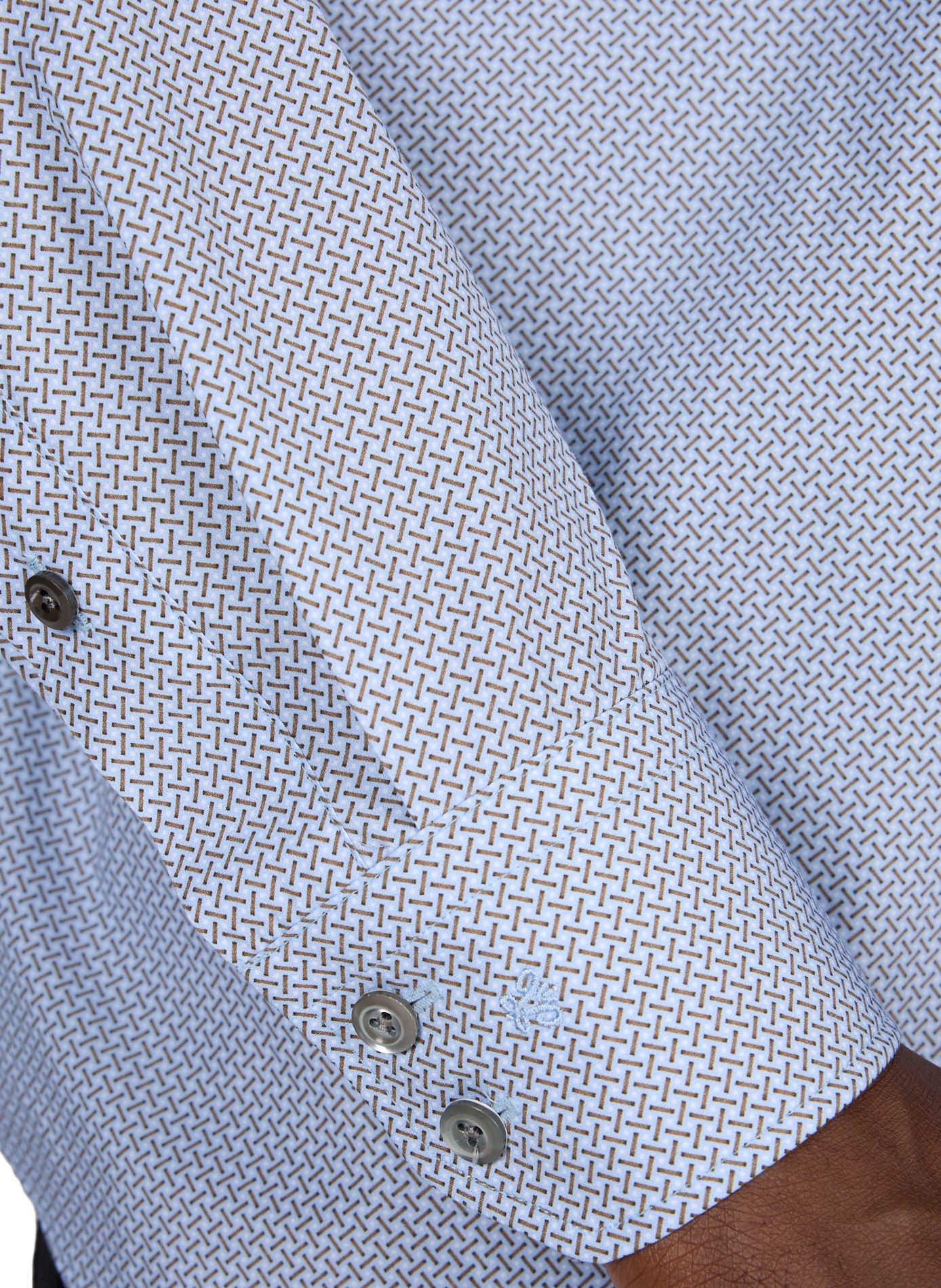 Long-sleeve cotton Shirt  VAN LAACK Blue
