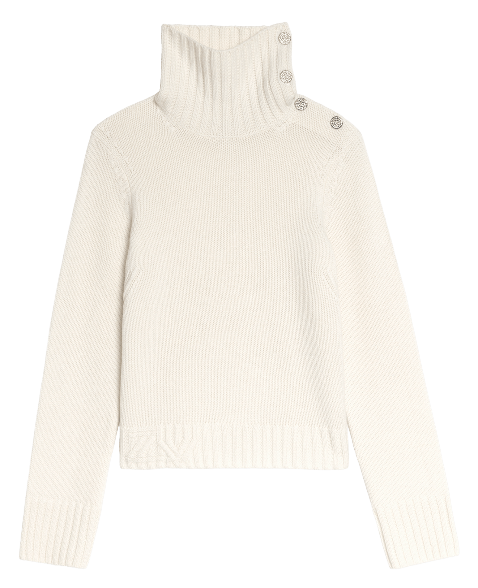 Trui met opstaande kraag van kasjmier nalma ZADIG&VOLTAIRE Beige