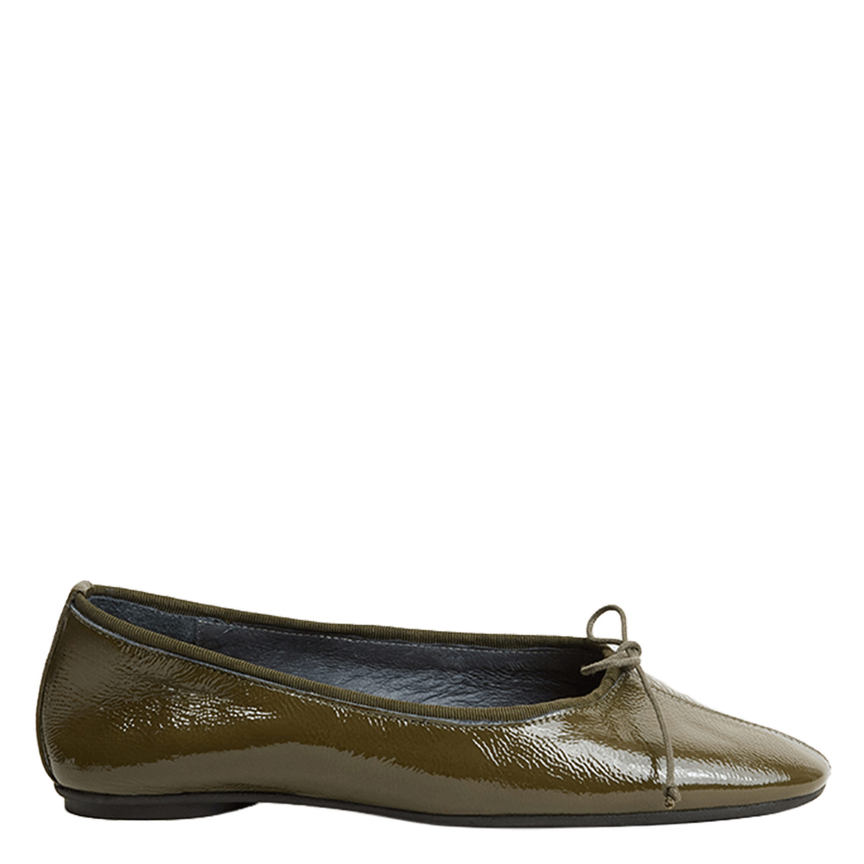 Ballerines en cuir dallette JONAK Kaki