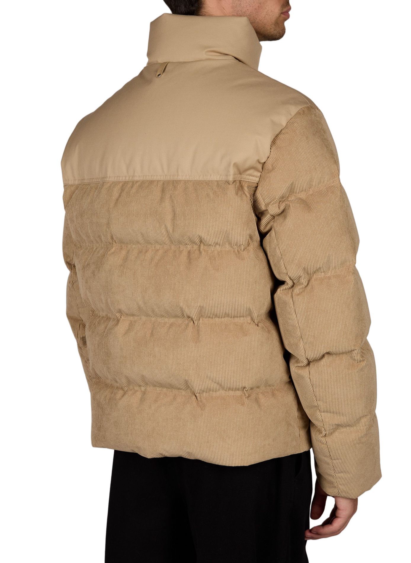 Doudoune Everett-Cdy ample col montant bi-matière MACKAGE Beige