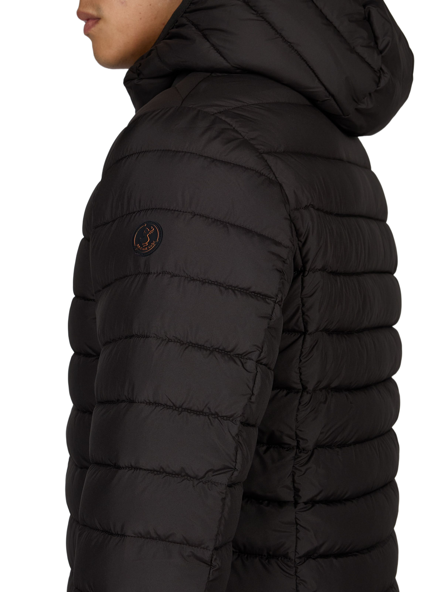 Gerade Steppjacke mit Kapuze SAVE THE DUCK Schwarz