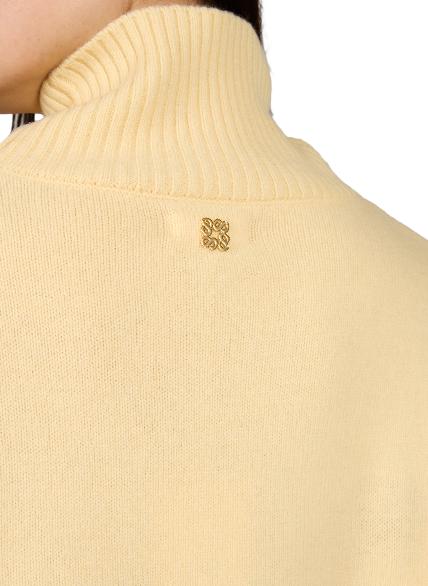 PALACE oversized wool sweater SUNCOO Yellow