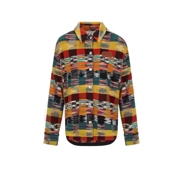 Chemise Palm Angels x Missoni en laine vierge