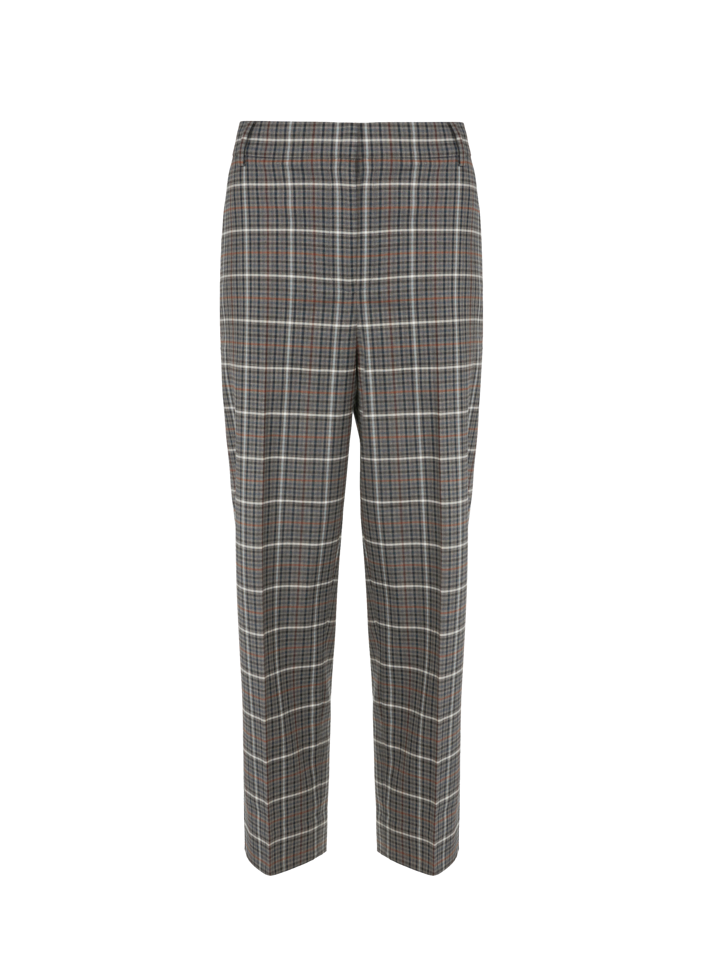 Check tailored Trousers TIBI Grey