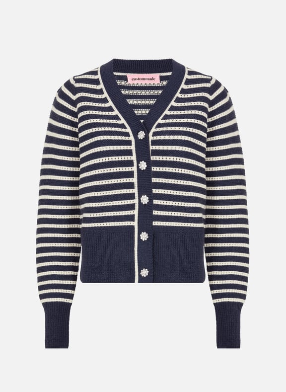 Cardigan Thuva en laine mérinos mélangée CUSTOMMADE Cardigan Thuva en laine mérinos mélangée CUSTOMMADE